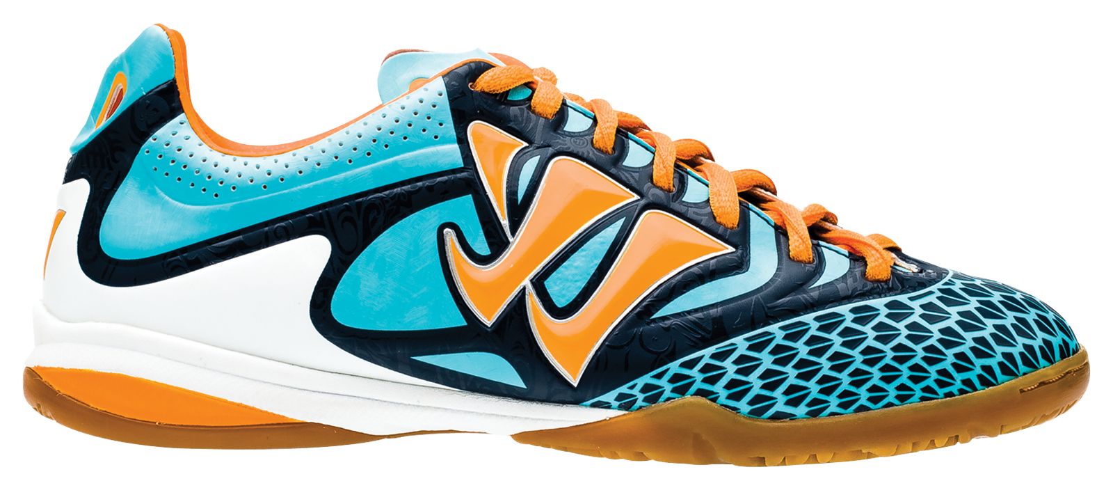 Skreamer Combat Indoor - Kids, Blue Radiance with Bright Marigold &amp; Insignia Blue