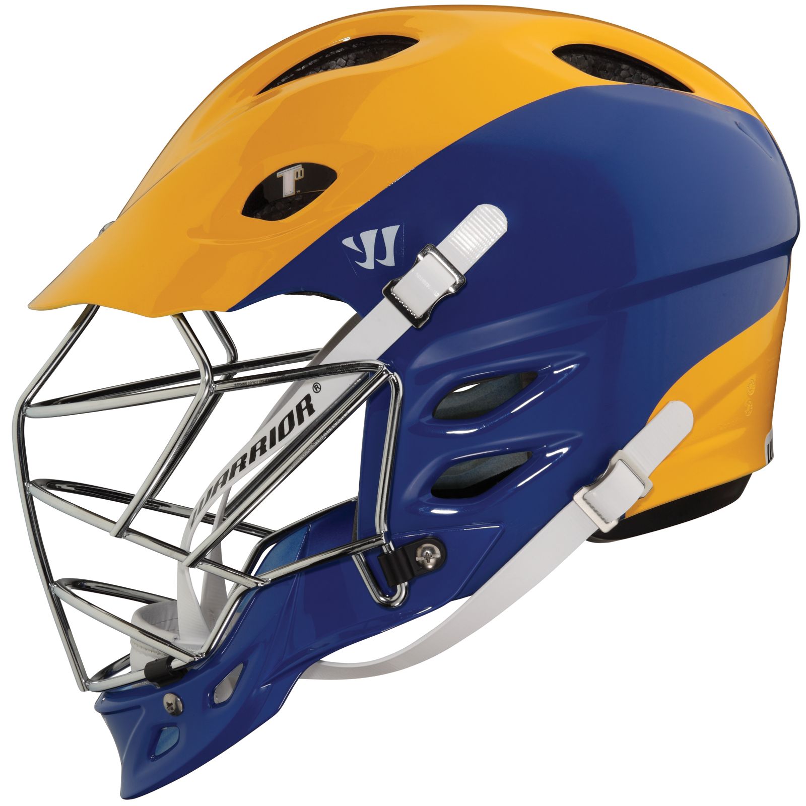 TII Custom Painted Helmet, Blue with Gold