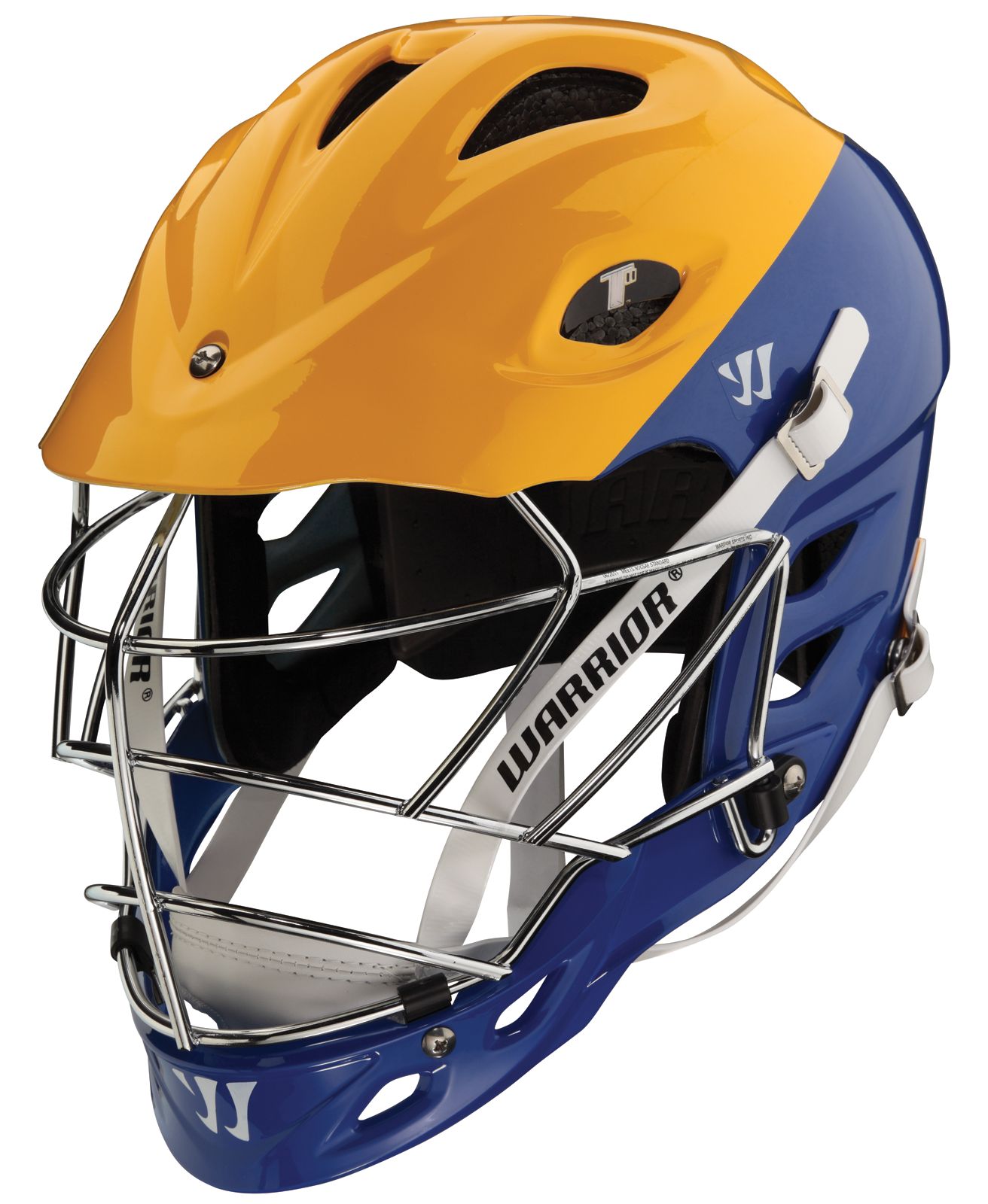 TII Custom Painted Helmet, Blue with Gold