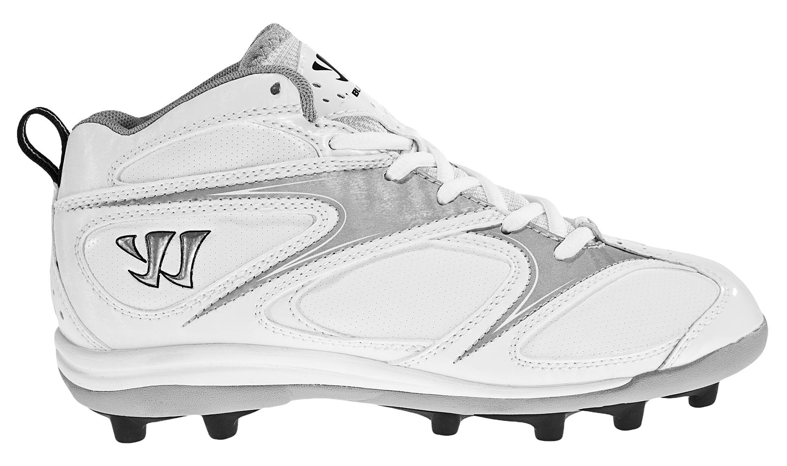 Youth Burn Jr., White with Silver