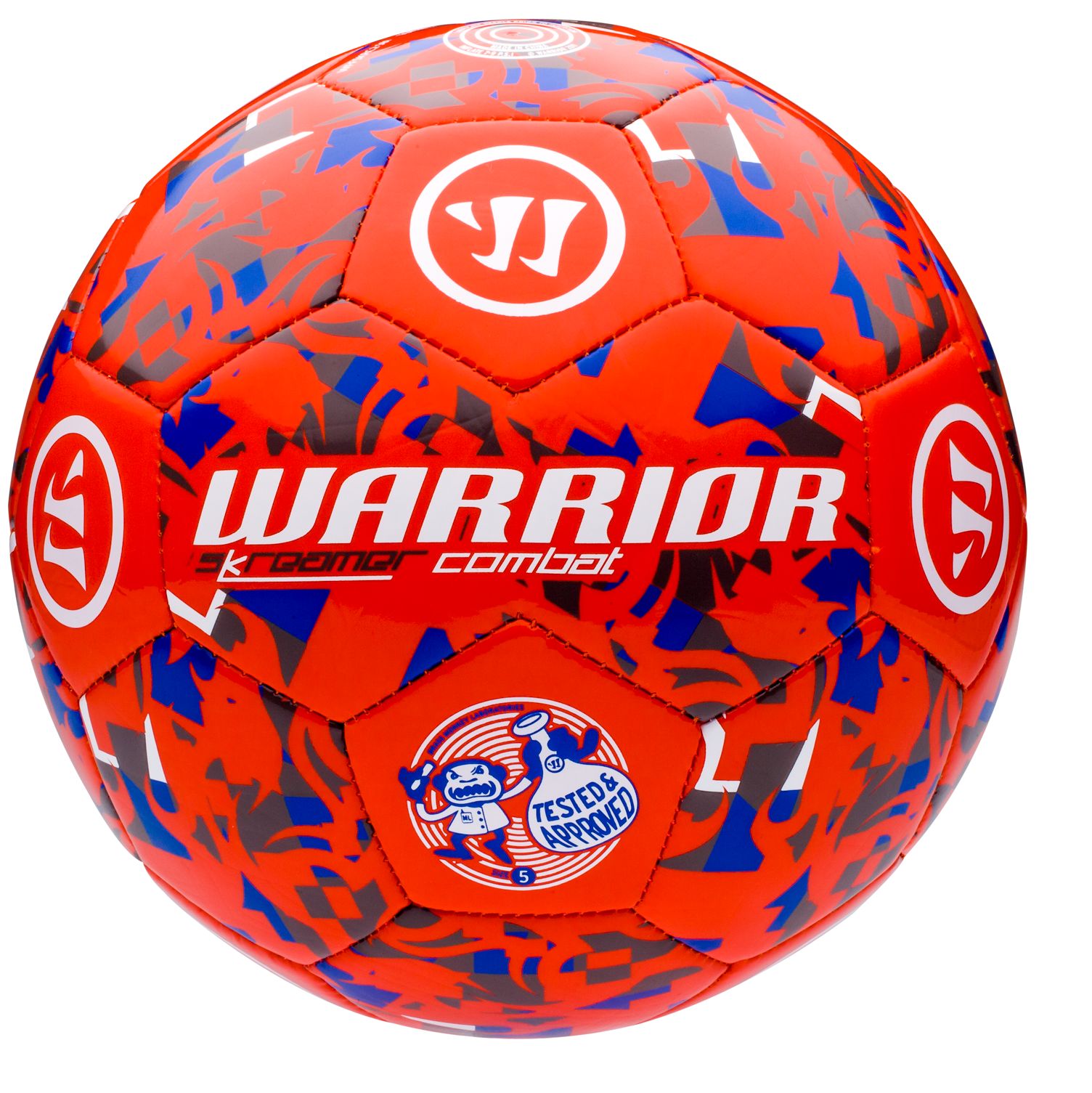 Skreamer Combat Ball, Spicy Orange with Baja Blue &amp; Iron