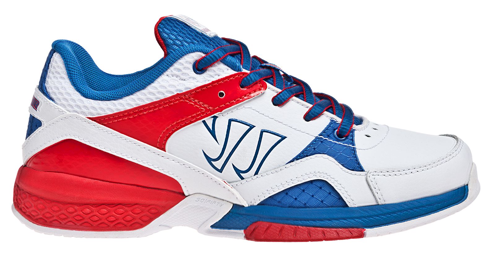 Bushido Jr, White with Red &amp; Blue