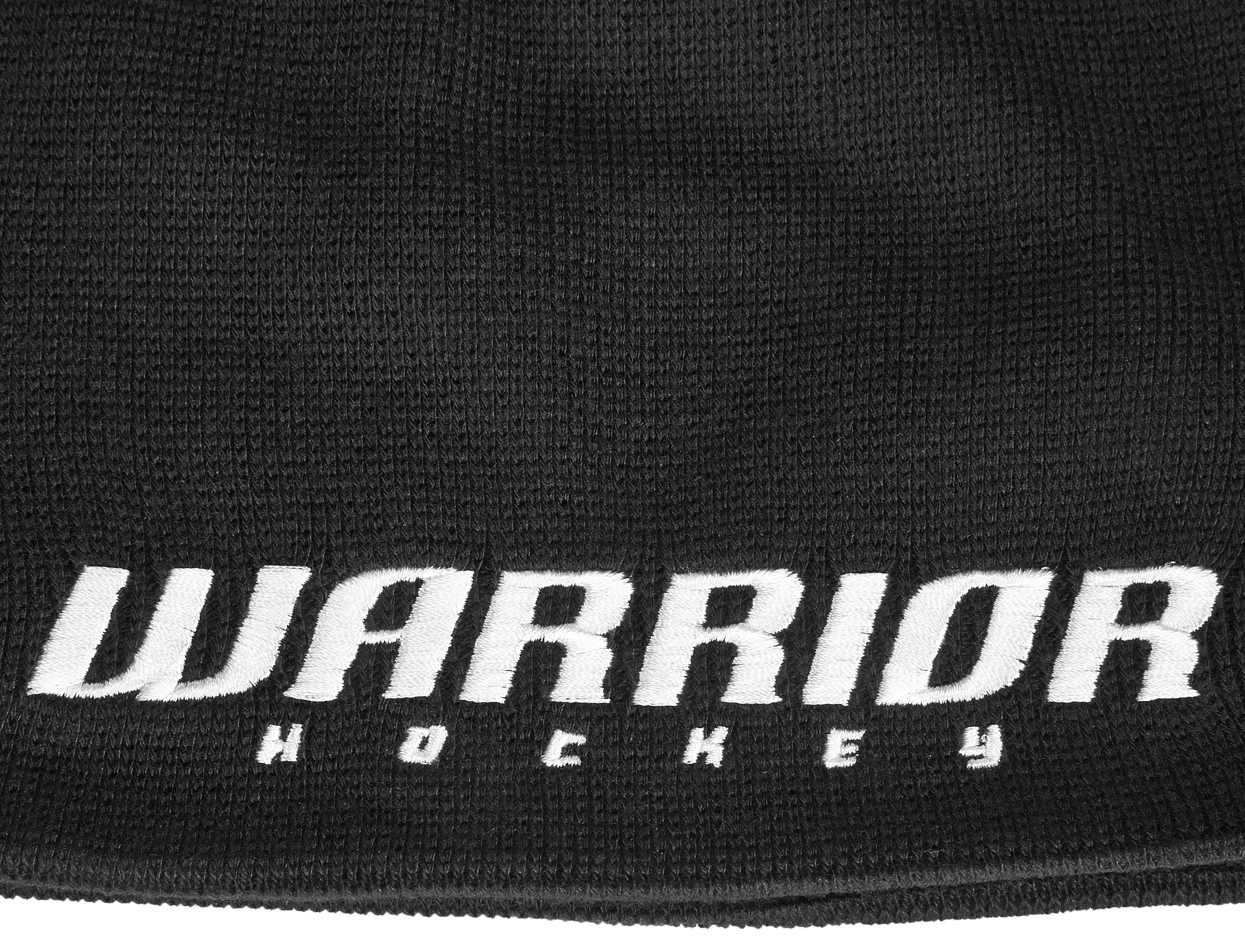 Hockey Beanie, Black with White
