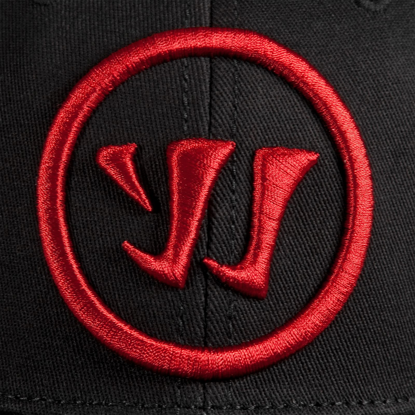 Youth Logo Flex Cap, Black with Red