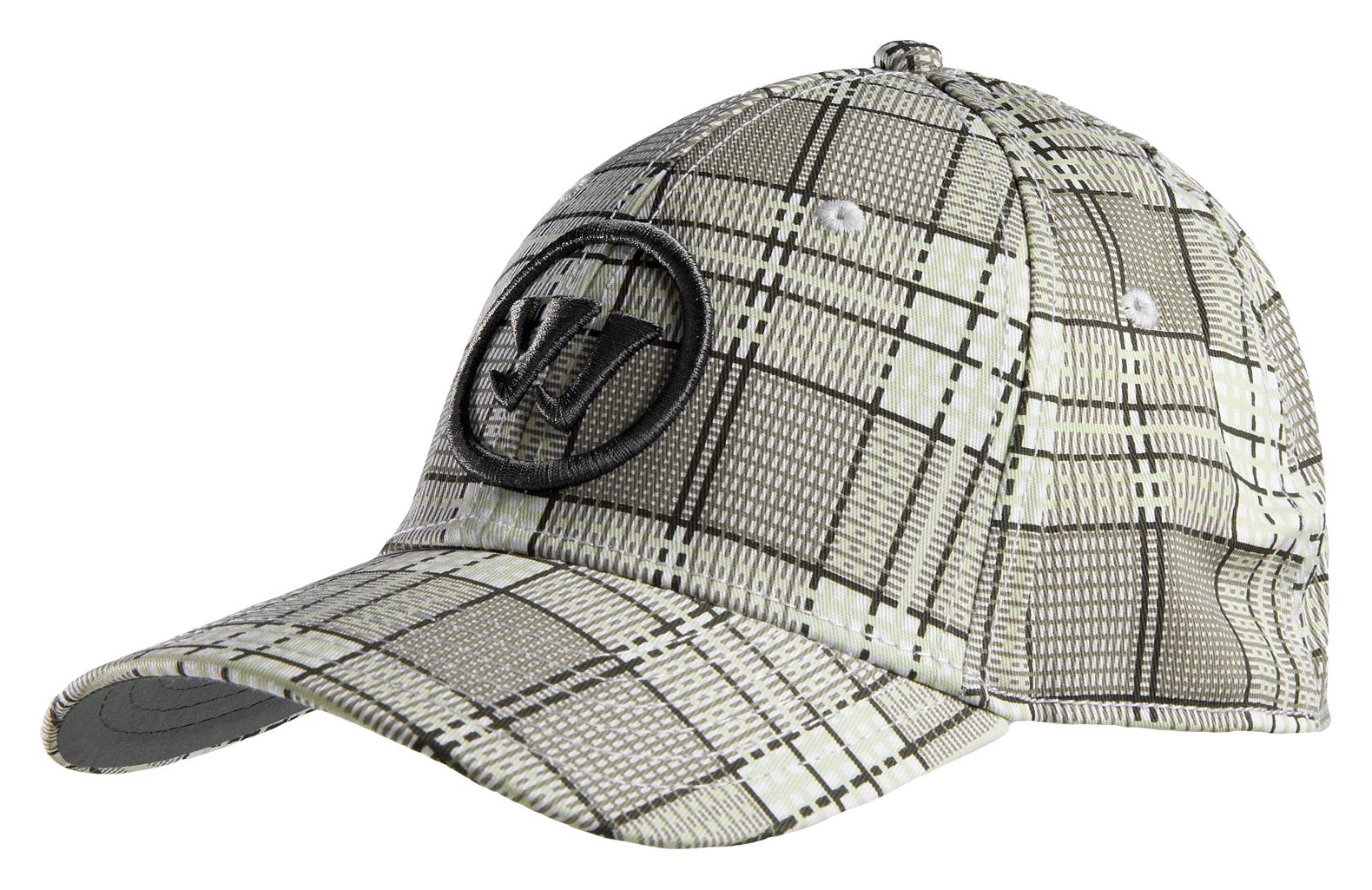 Inside Out Flex Cap, White with Grey