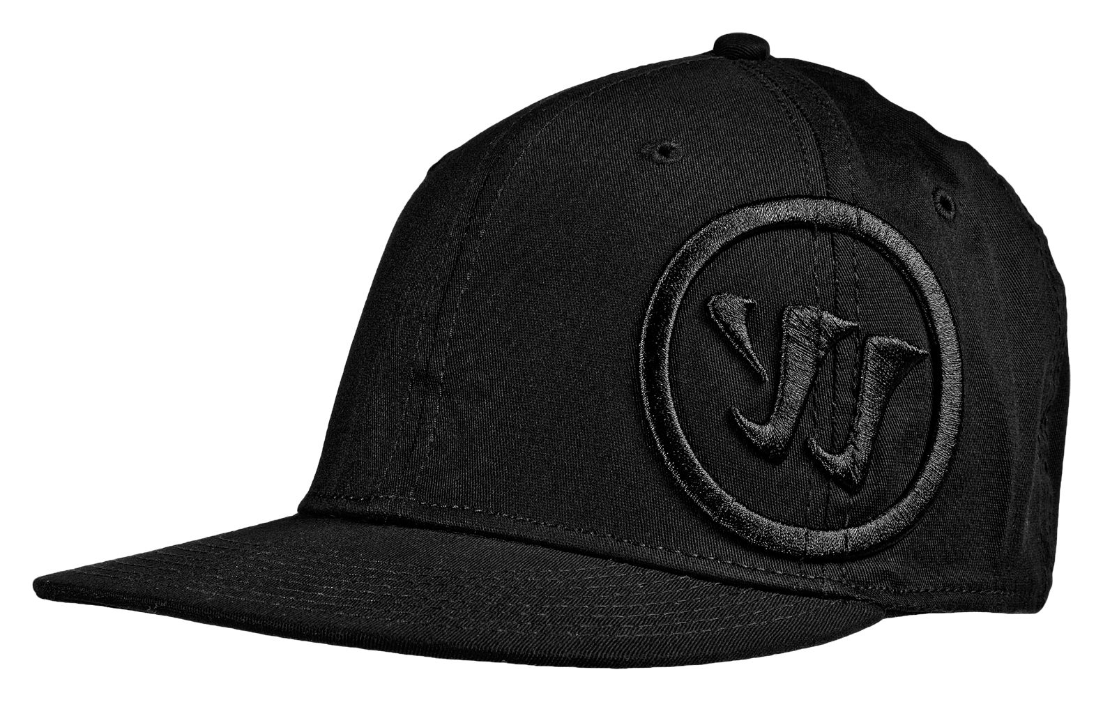 Tuxedo Flat Brim Flex Cap, Black