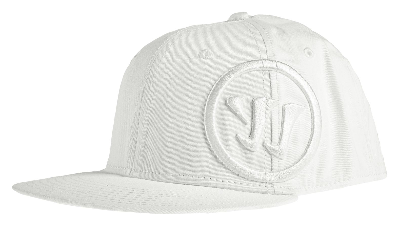 Tuxedo Flat Brim Flex Cap, White