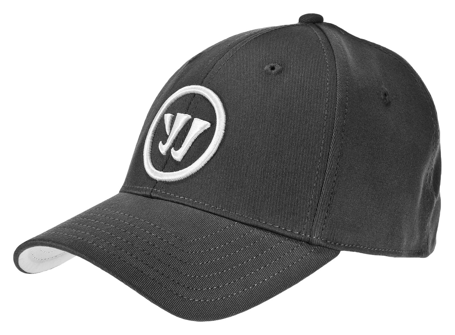Logo Flex Cap, Charcoal with White