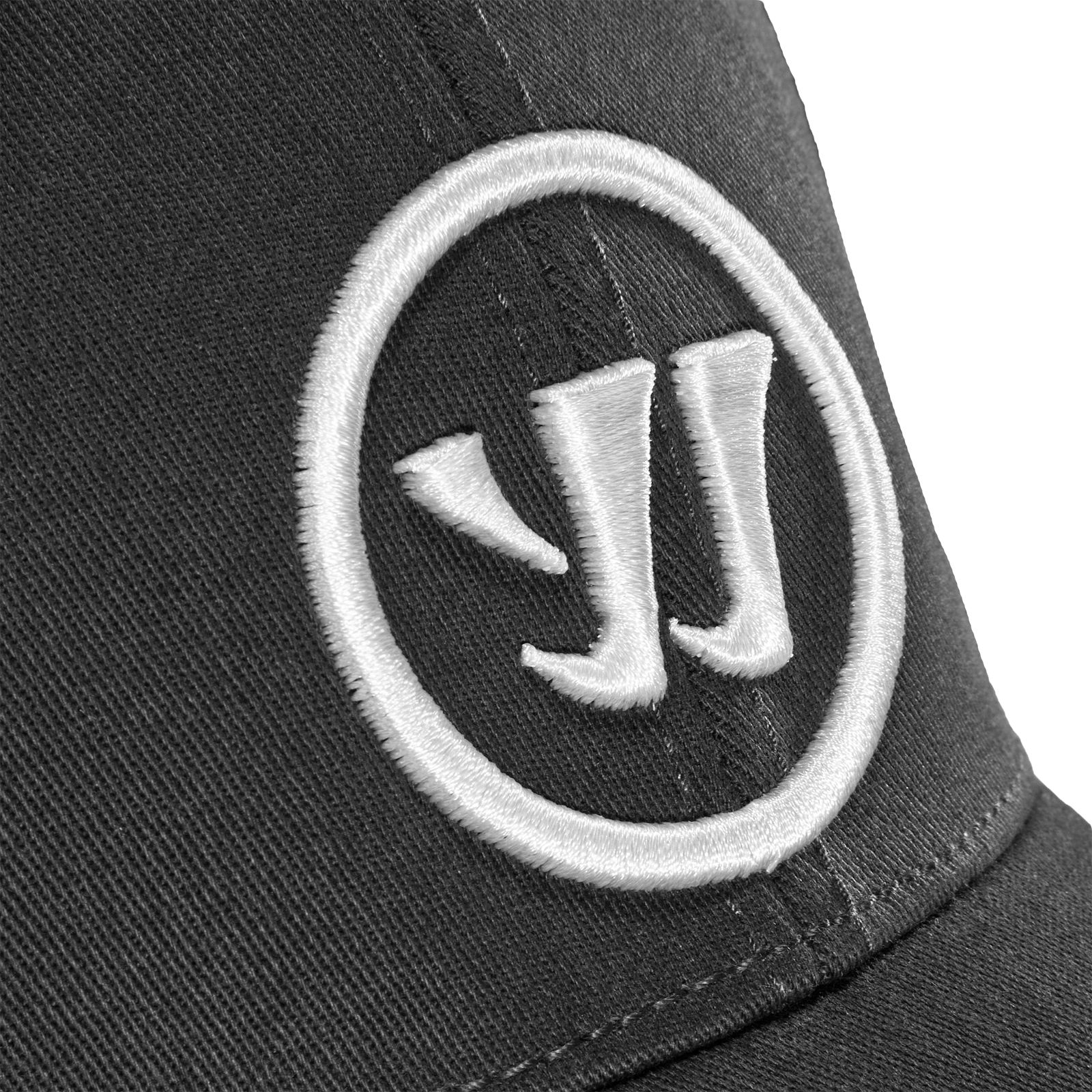 Logo Flex Cap, Charcoal with White
