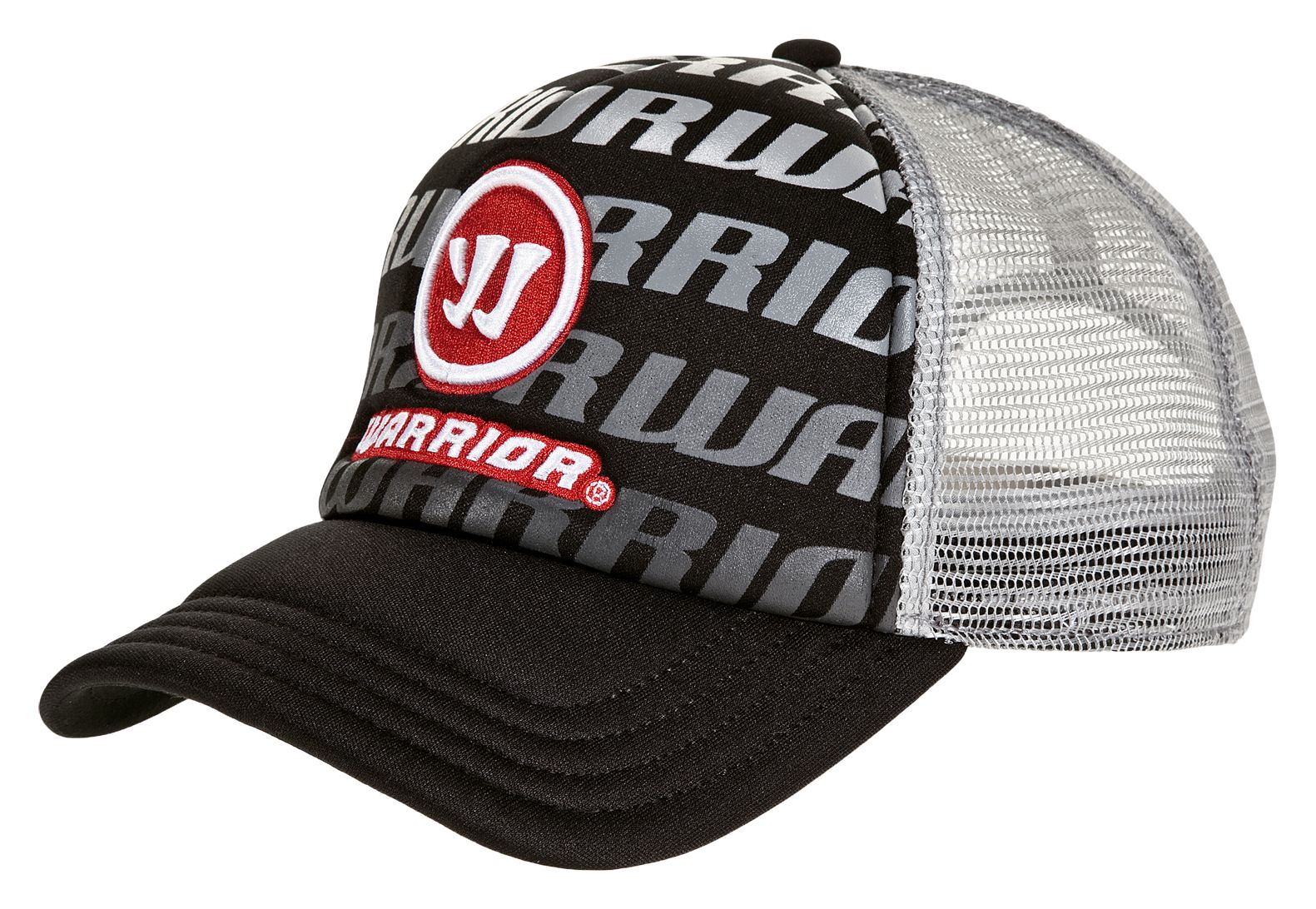 Fade Out Trucker Cap, Black with Grey &amp; Red