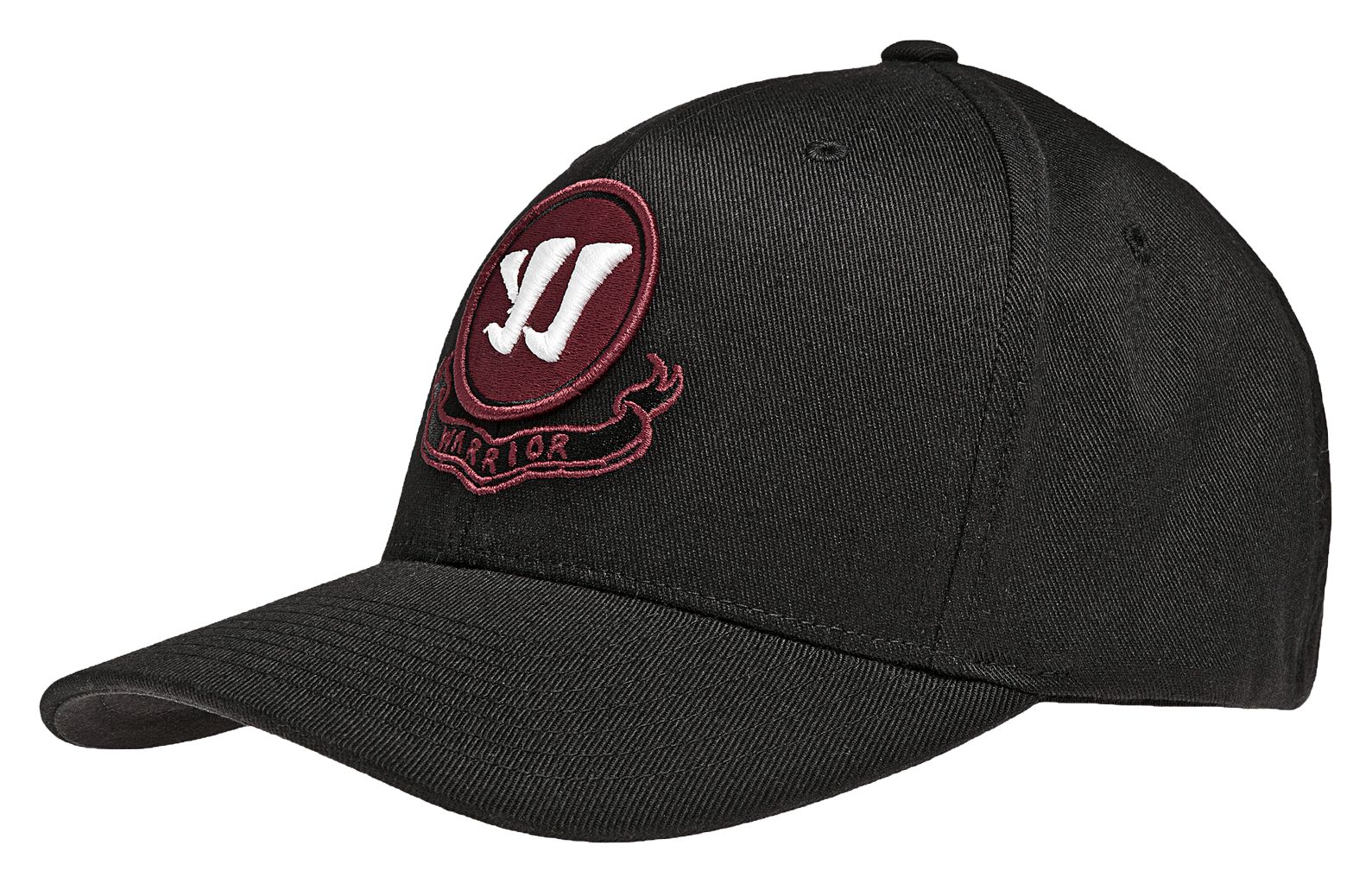 Private Stock Cap, Black with Burgundy & White