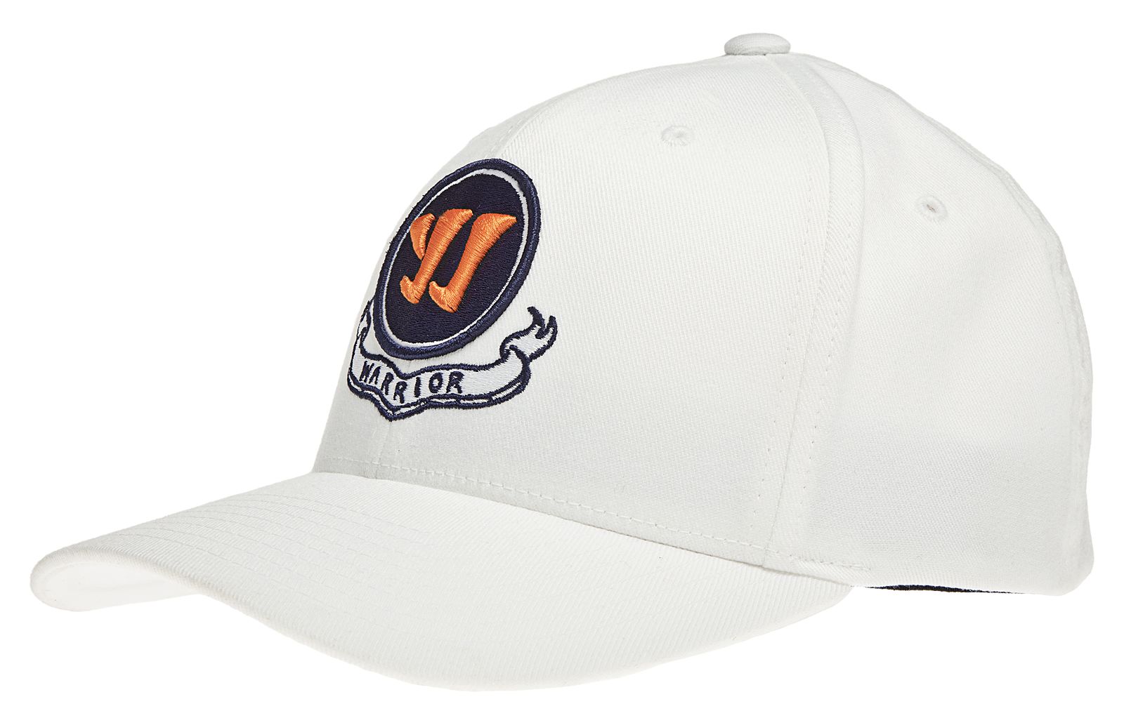 Private Stock Cap, White with Navy & Orange