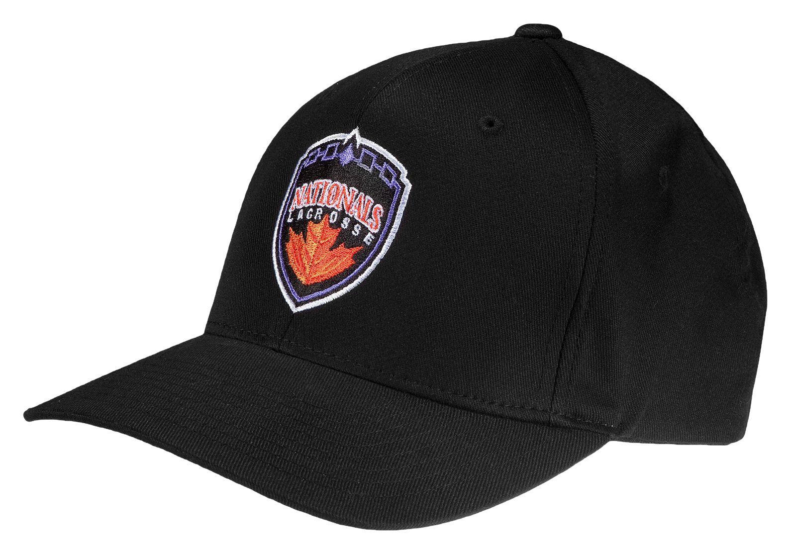 Hamilton Nationals Hat, Black with Orange &amp; Purple