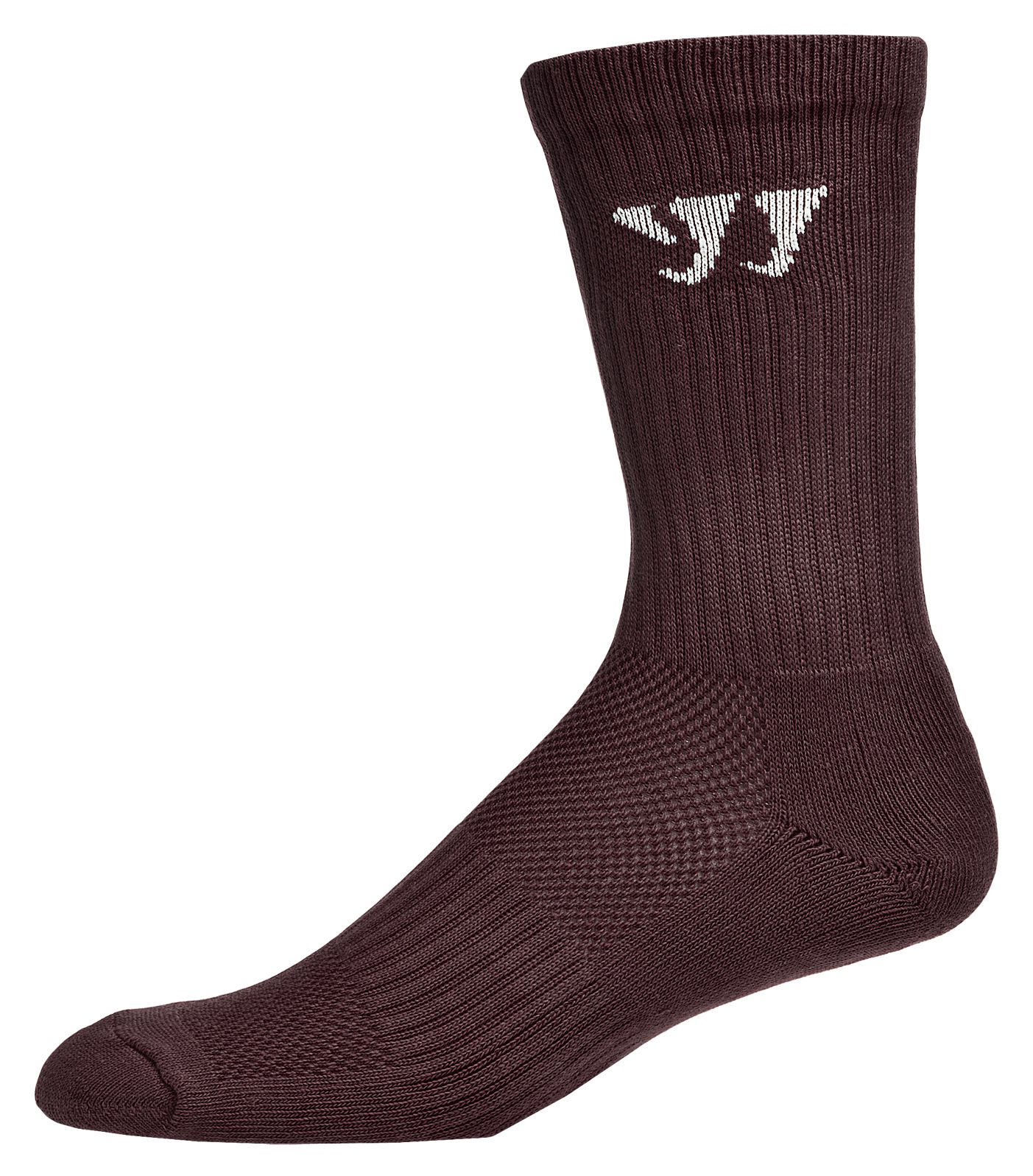 Crew Socks (Single), Team Maroon