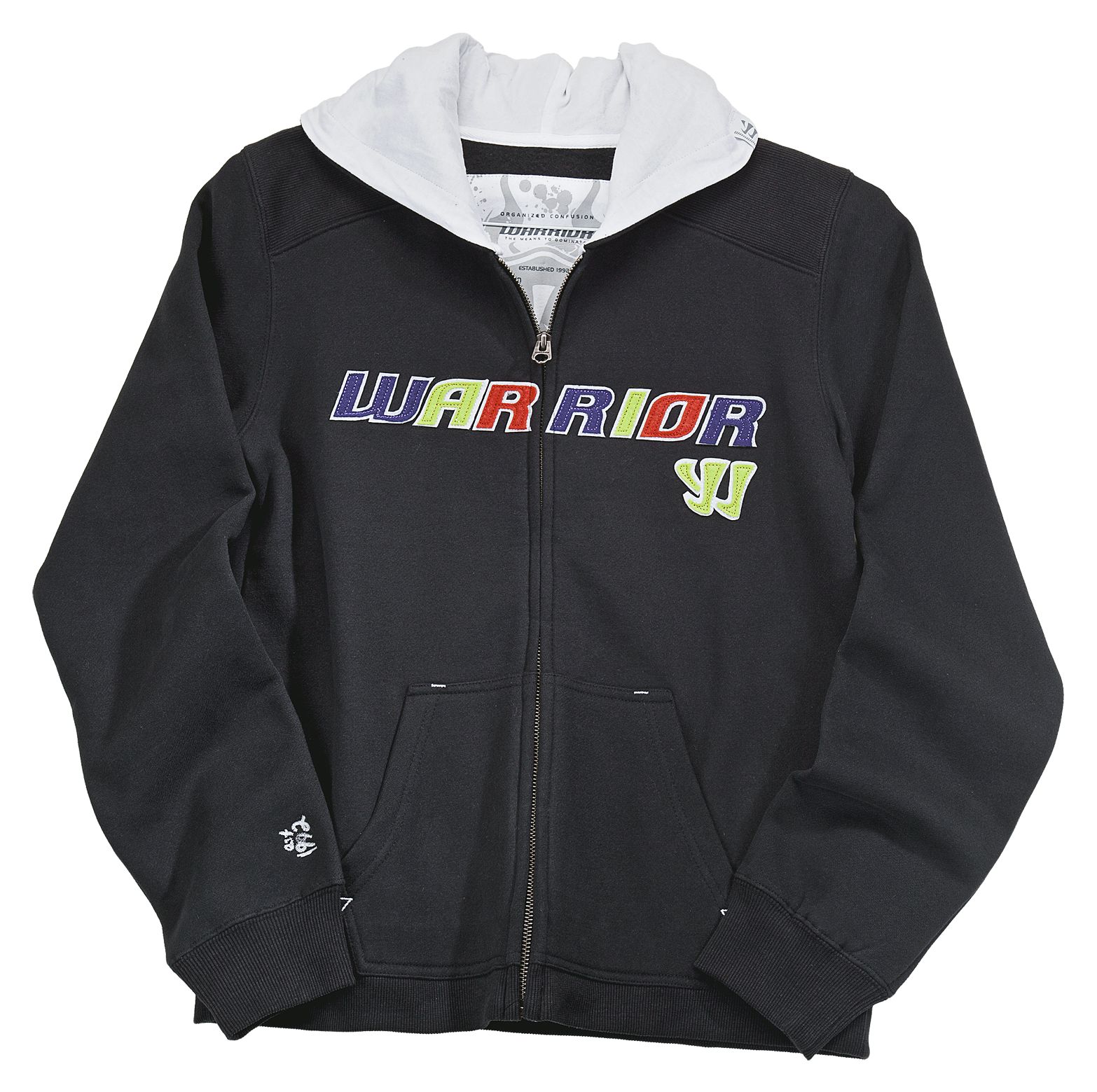 Youth Mojo Hoodie, Black with Yellow