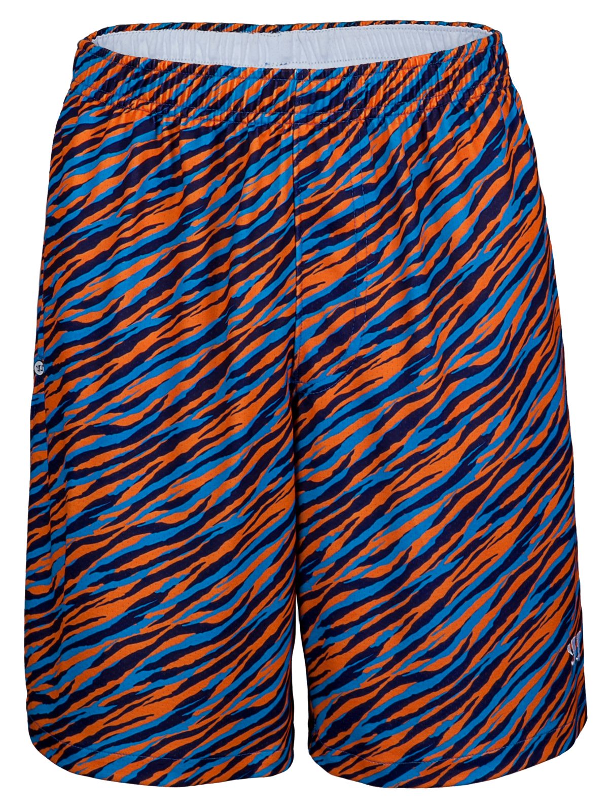 Youth Brobaz Short, Blue with Orange