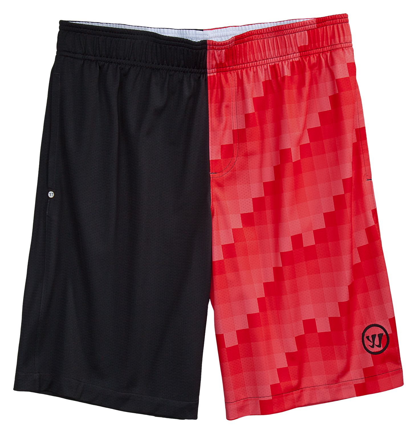 Zig Zag Short, Black with Red