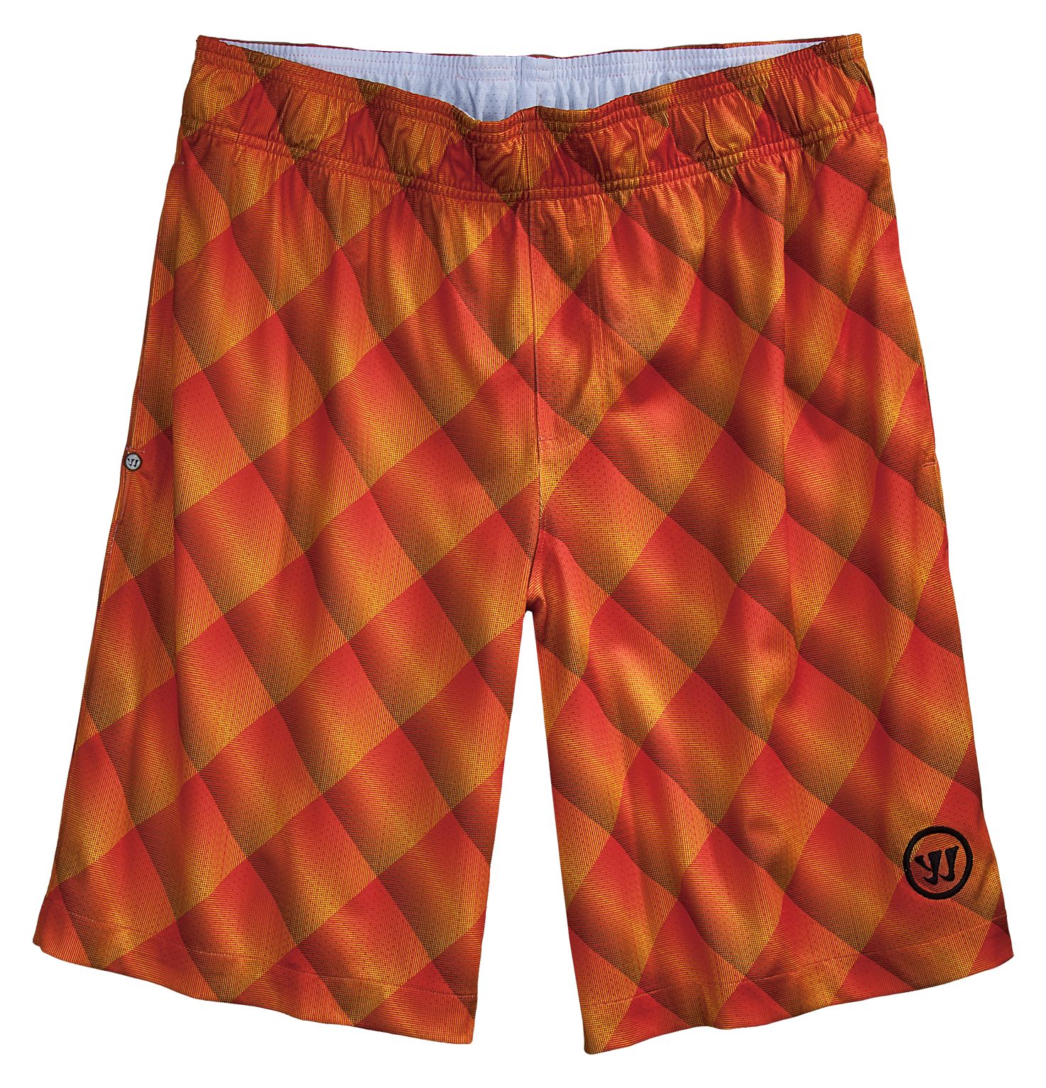 Diamond Short, Red with Black
