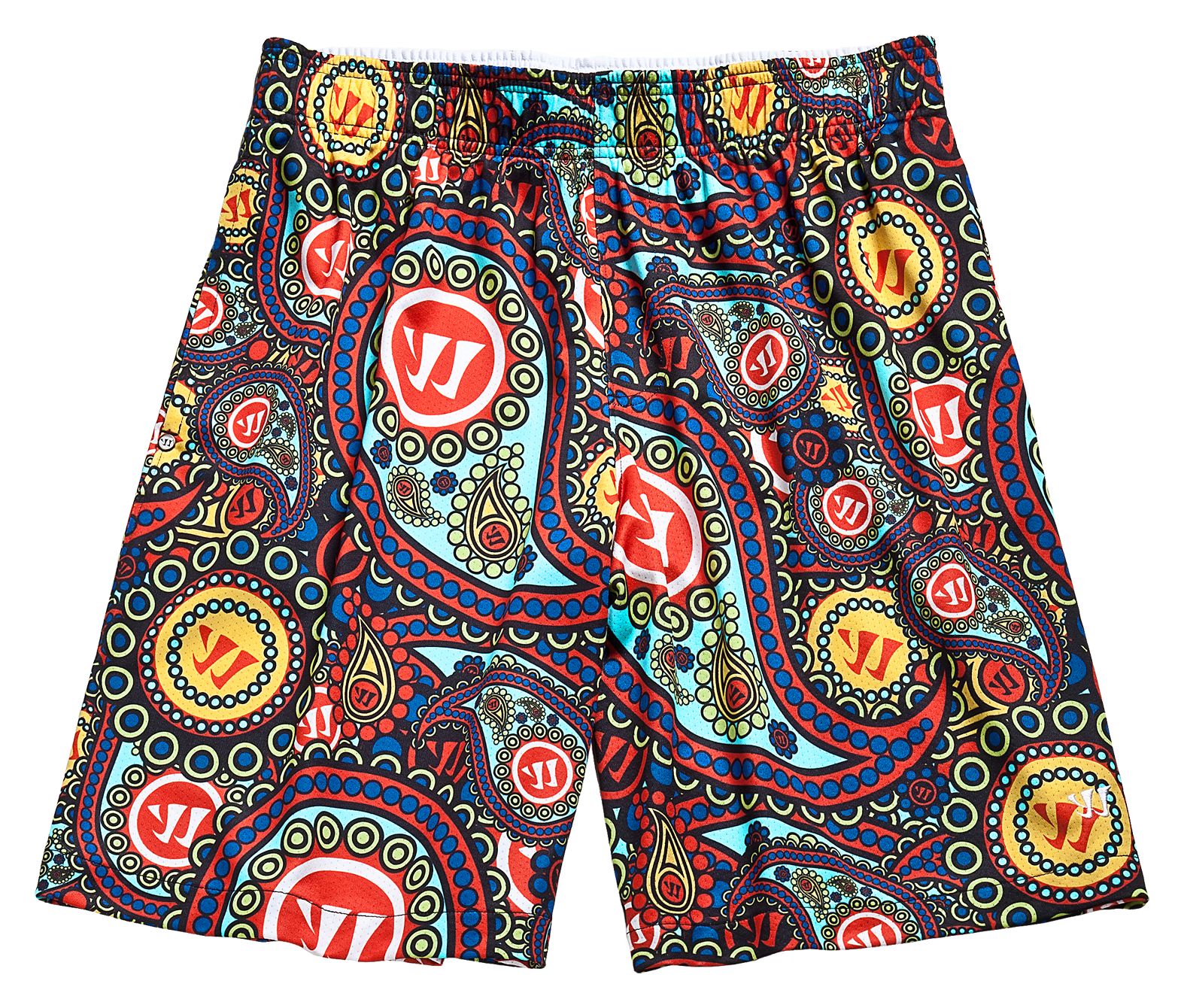 Woodstock Short, Red with Blue &amp; Orange