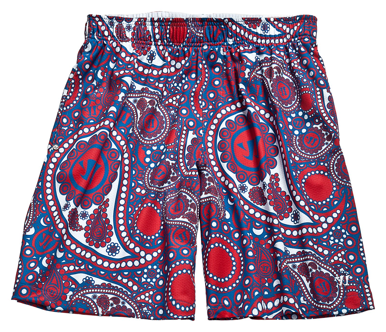 Woodstock Short, Red with Navy & White