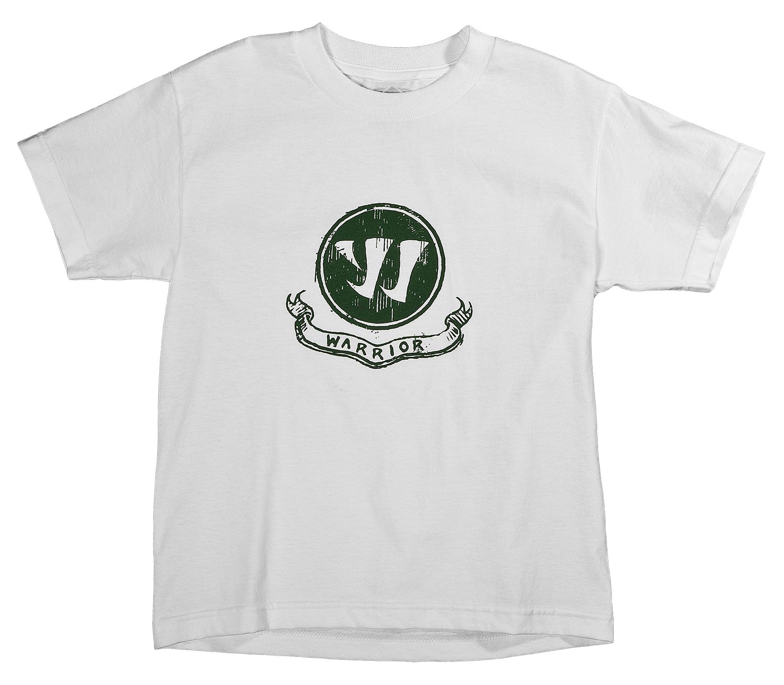 Youth Private Stock Tee, White with Green