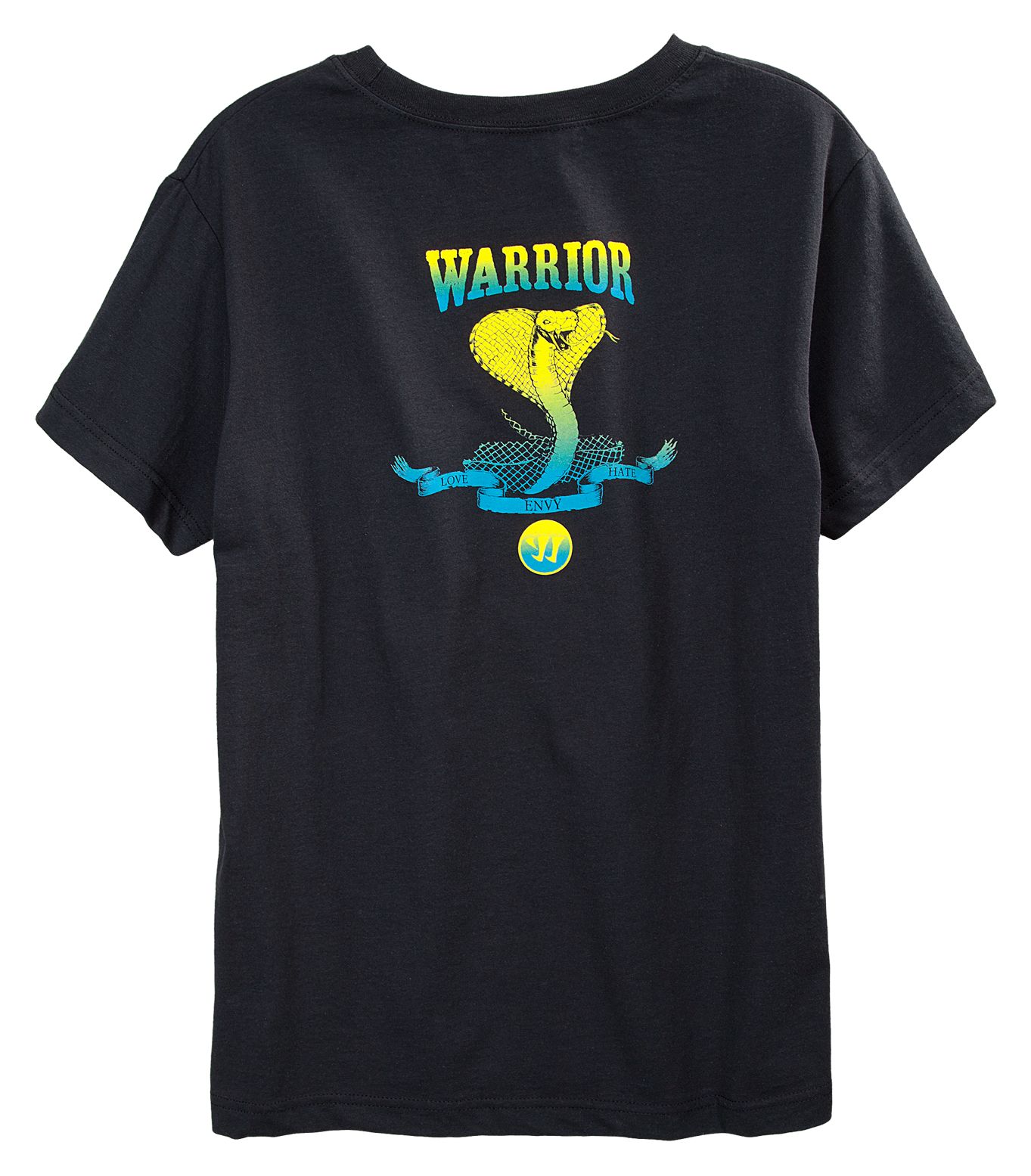 Youth Cobra Tee, Black with Blue &amp; Yellow
