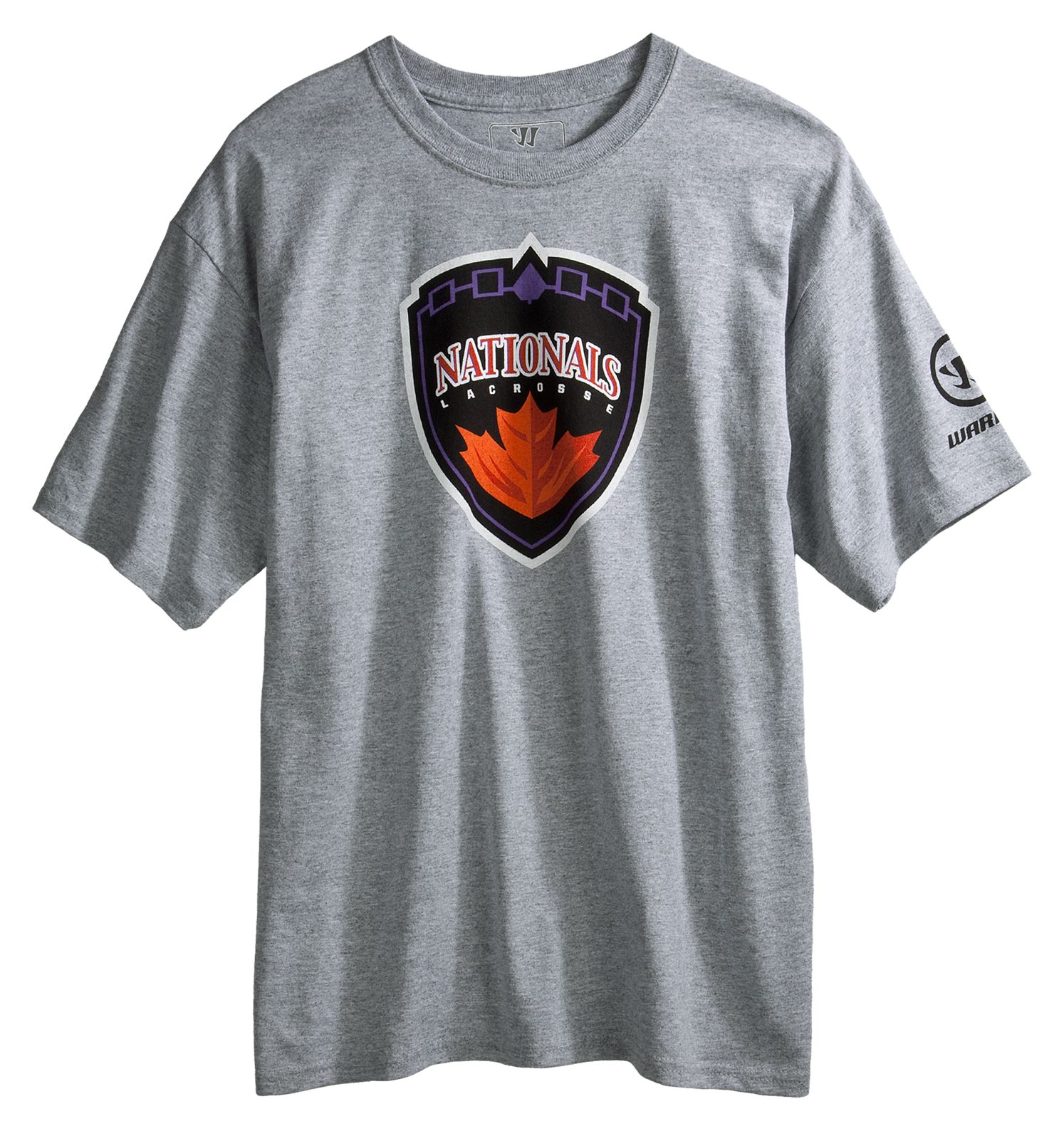 Youth Hamilton Nationals Tee, Heather Grey with Black & Orange