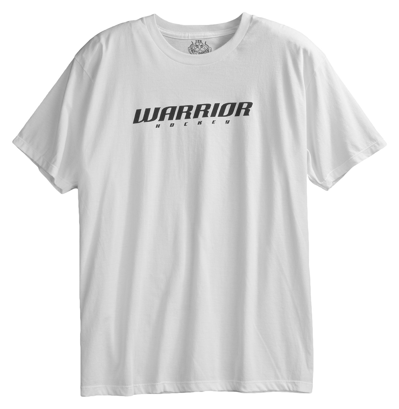 Hockey Logo Tee, White with Black
