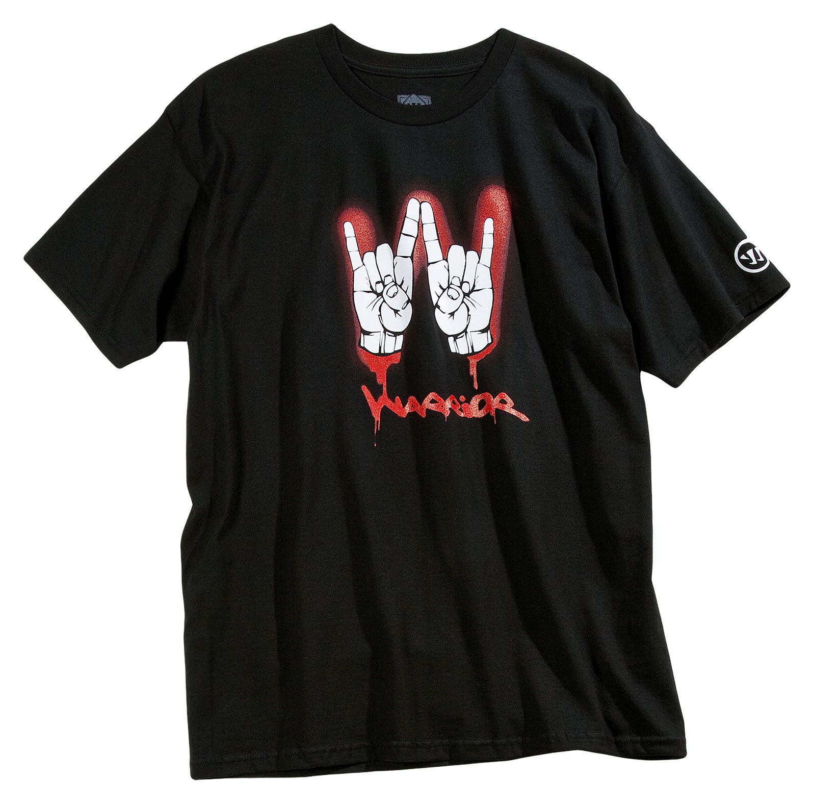 Double Viking Tee, Black with White &amp; Red