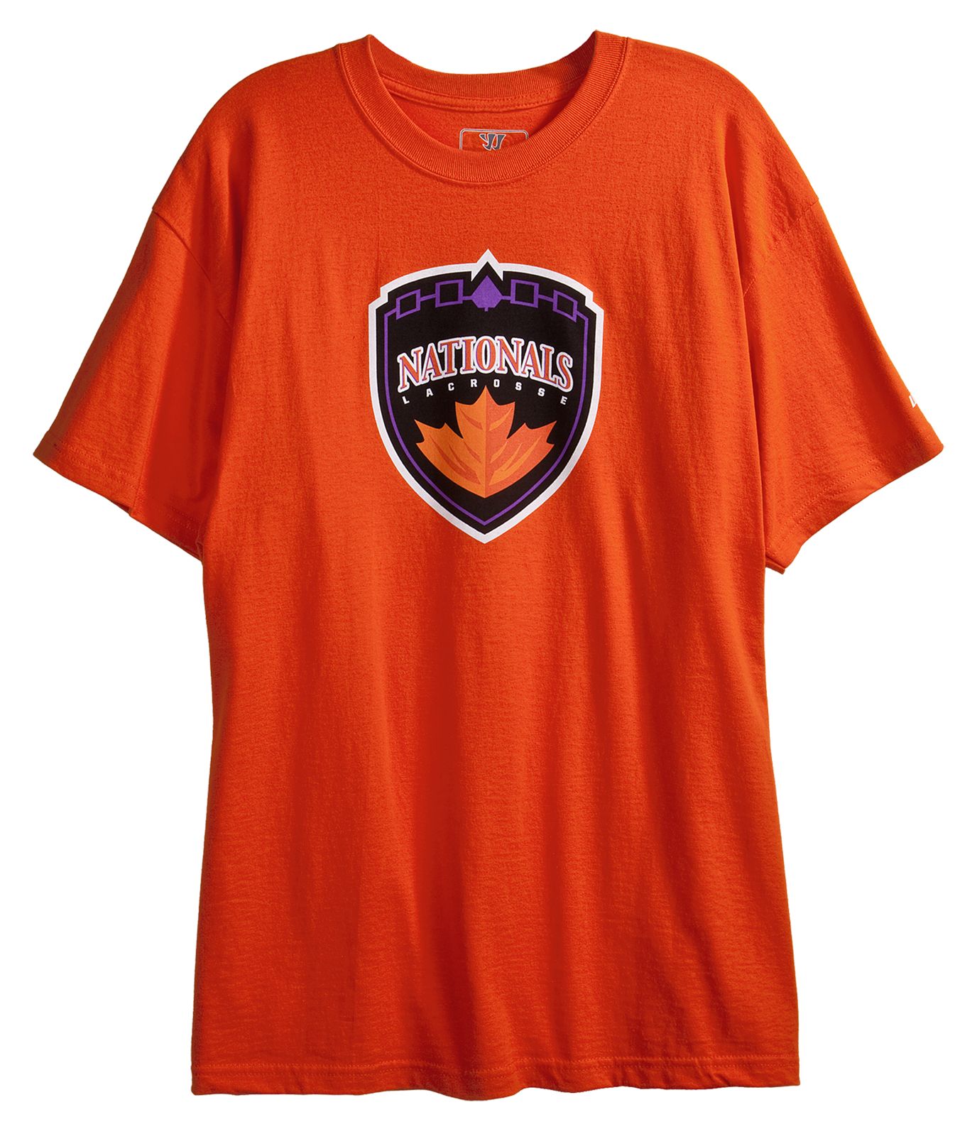 Hamilton Nationals Tee, Orange with Black & Purple