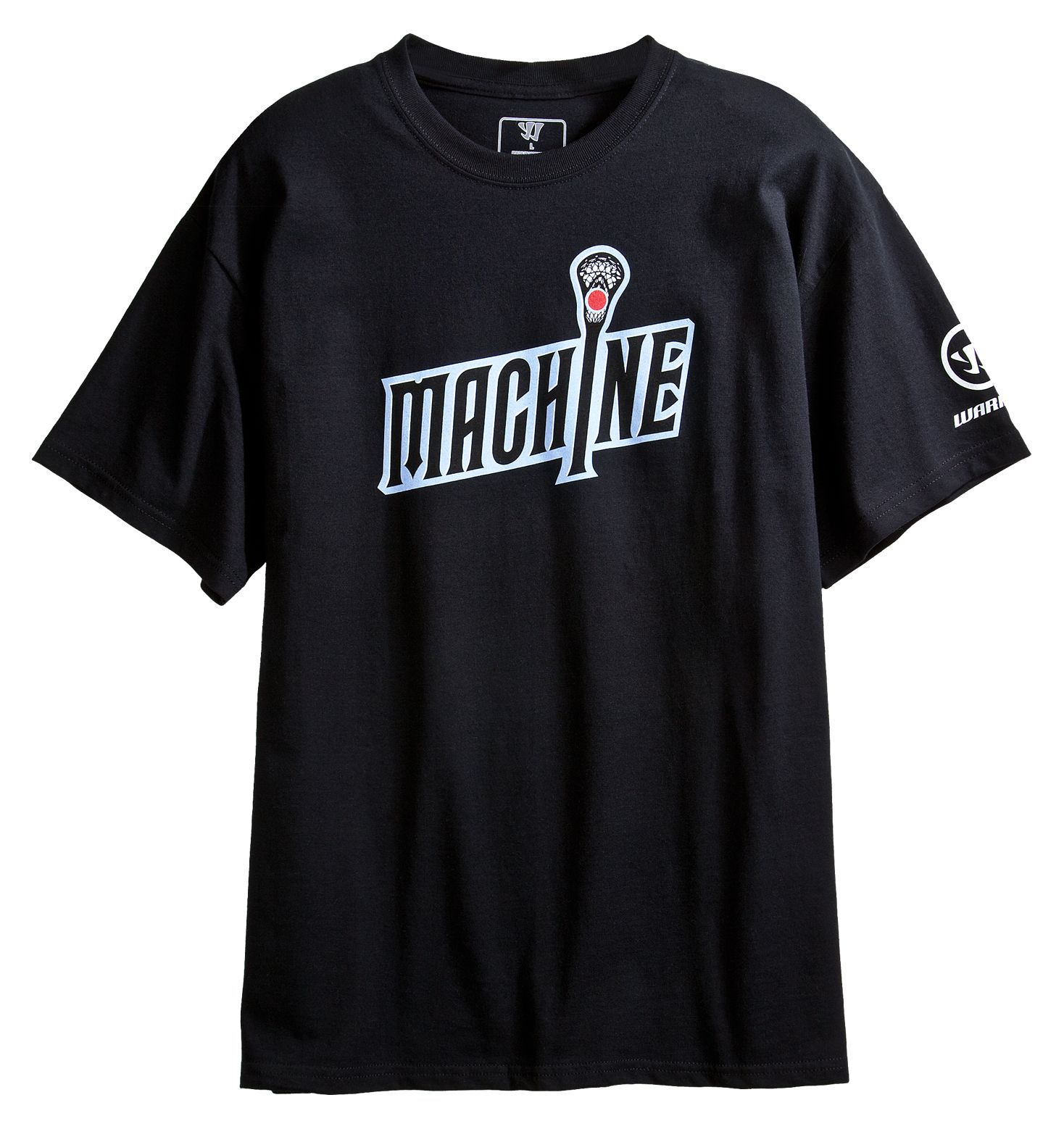 Ohio Machine Tee, Black with Carolina Blue