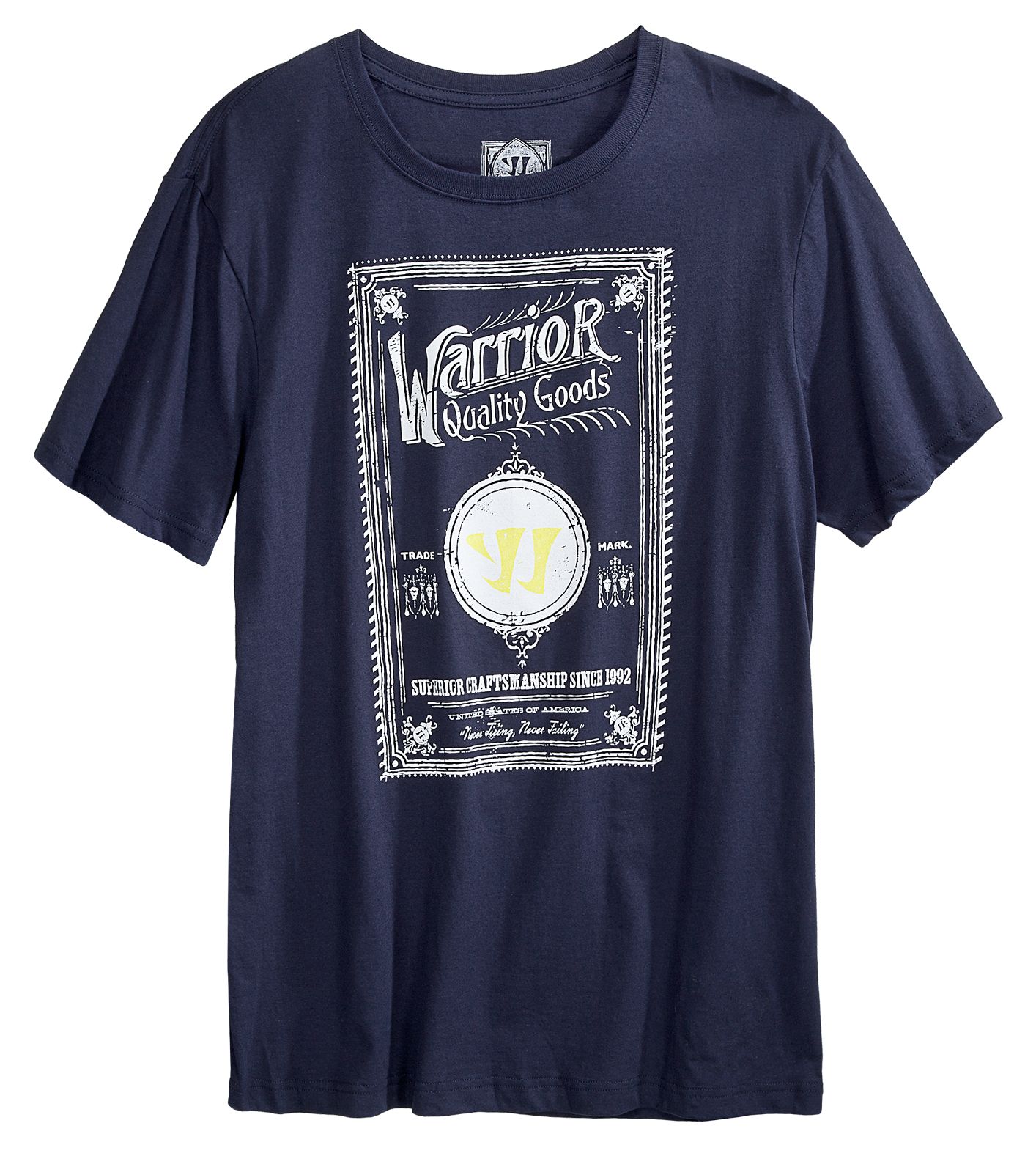 Eat Crow Tee, Aviator Blue with White &amp; Yellow
