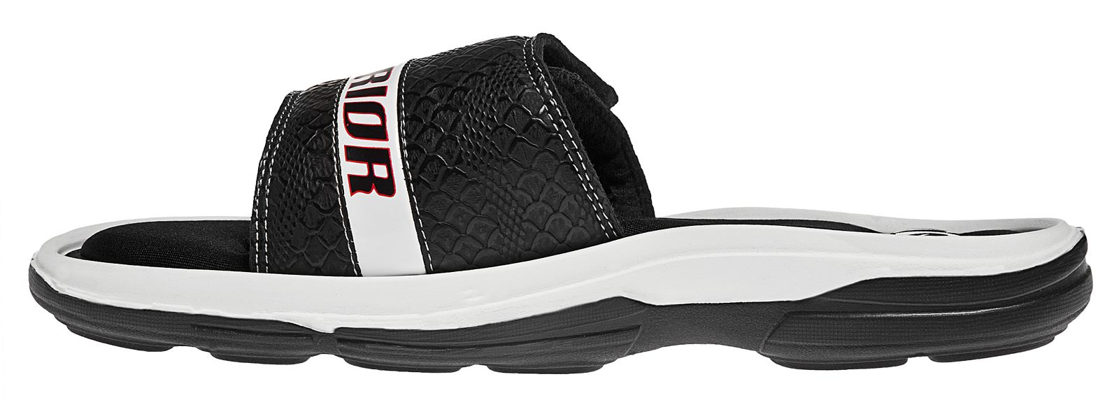 Burn Slide, Black with White