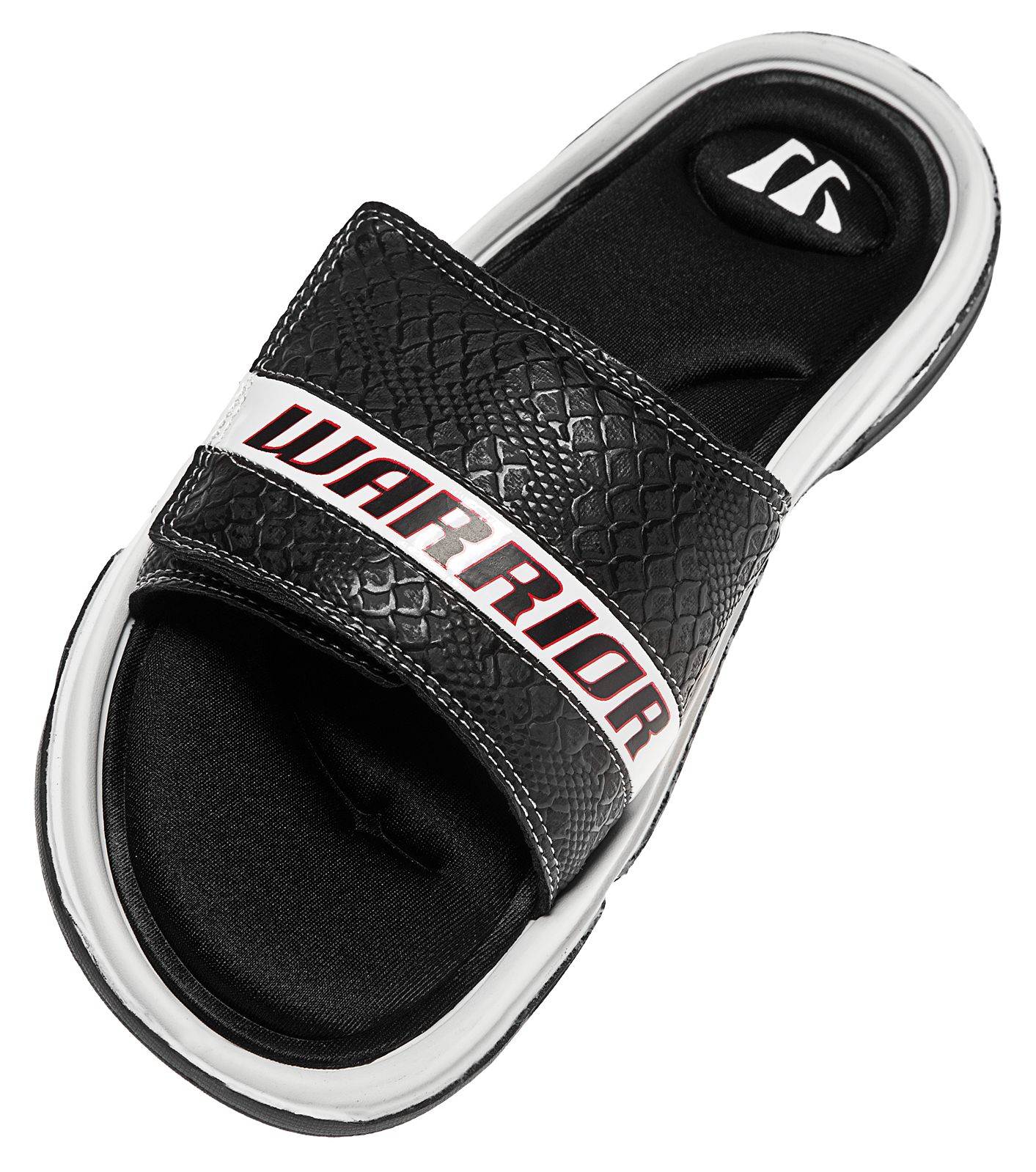 Burn Slide, Black with White