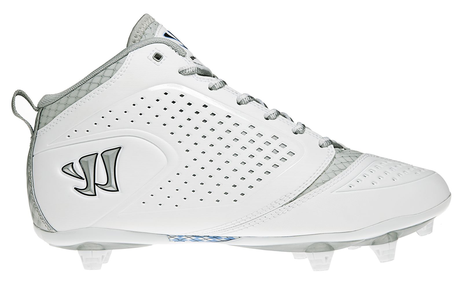 Burn Speed 5.0 Detach Cleat, White with Silver