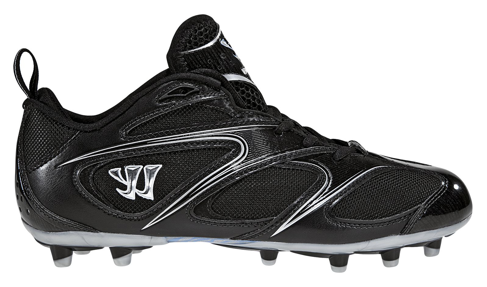 Burn Speed 4.0 Molded Lo Cut, Black with Silver