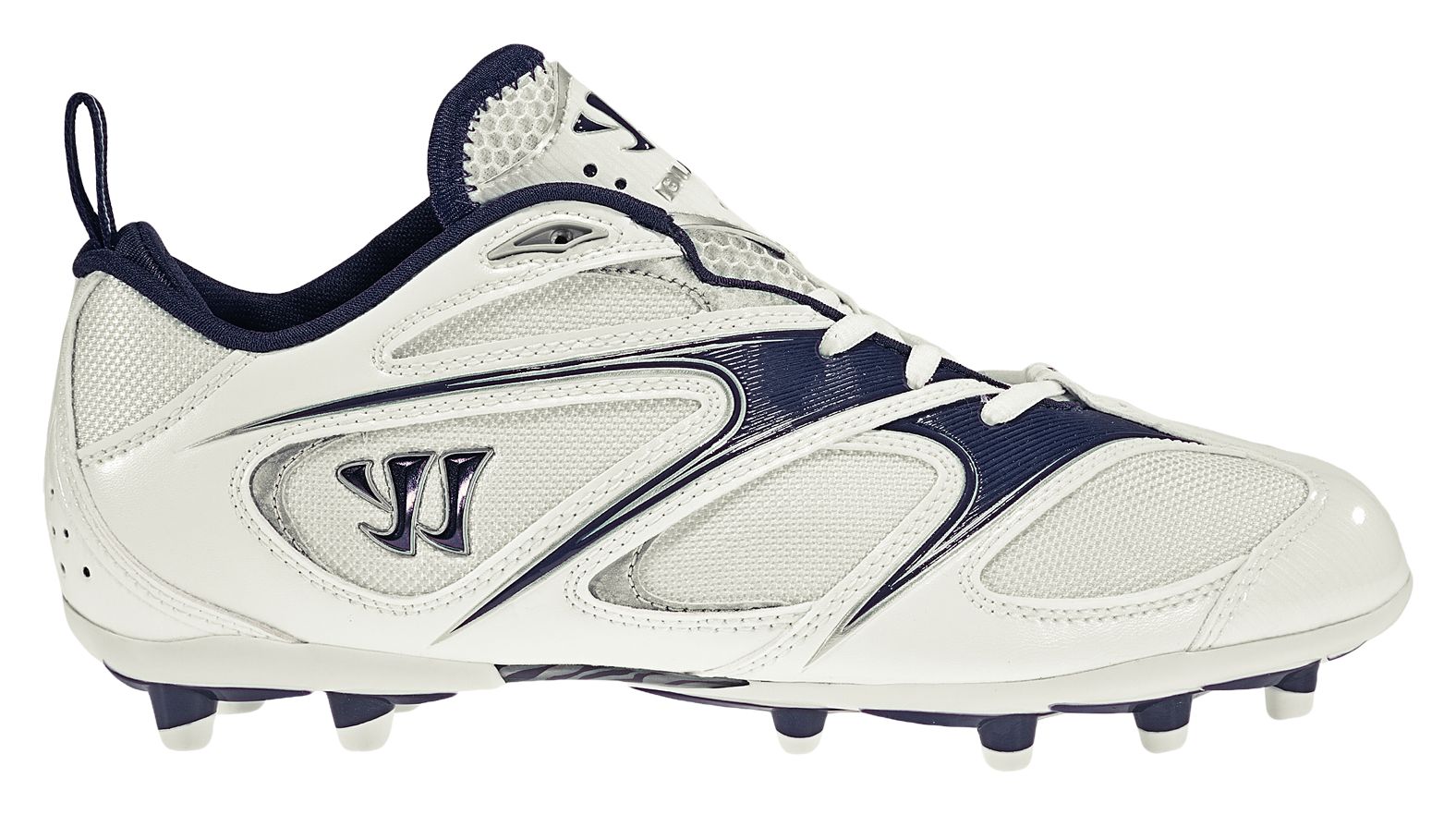 Burn Speed 4.0 Molded Lo Cut, White with Blue