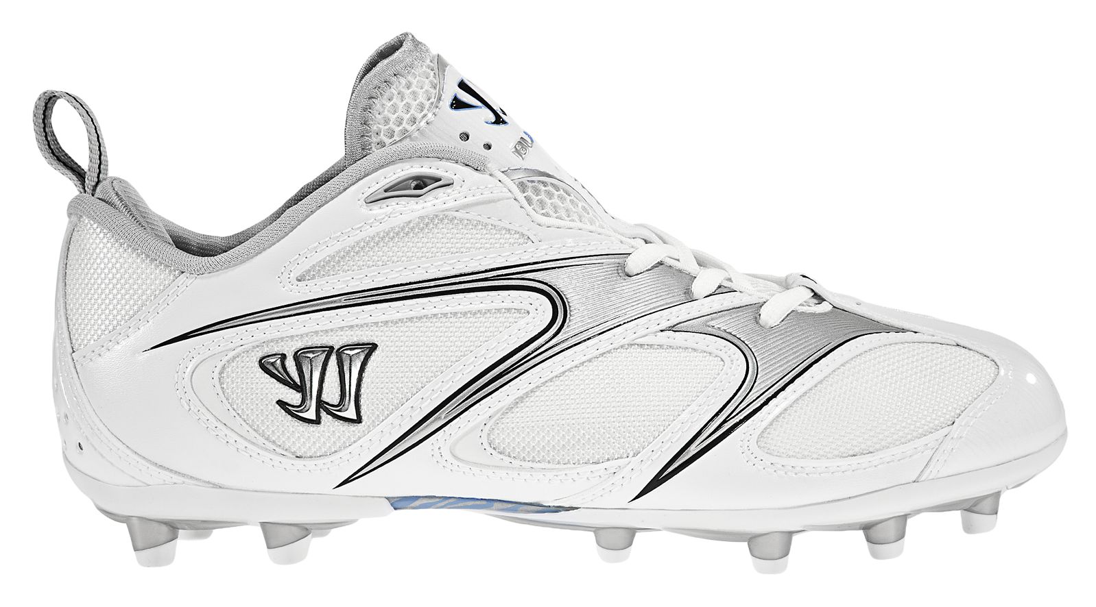 Burn Speed 4.0 Molded Lo Cut, White with Silver