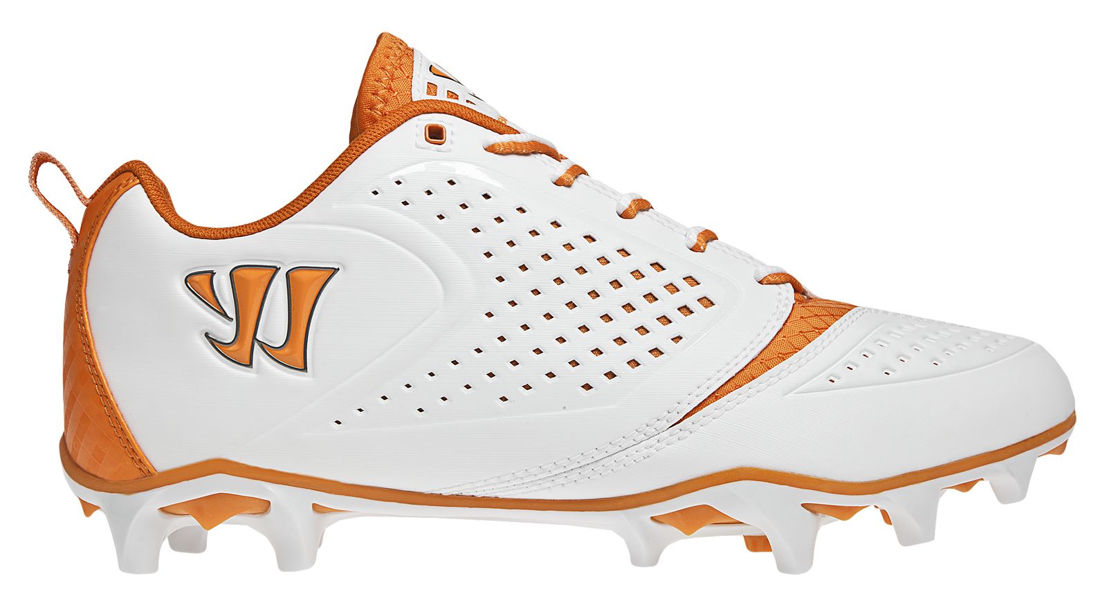 Burn Speed 5.0 Low Cut Molded, White with Orange