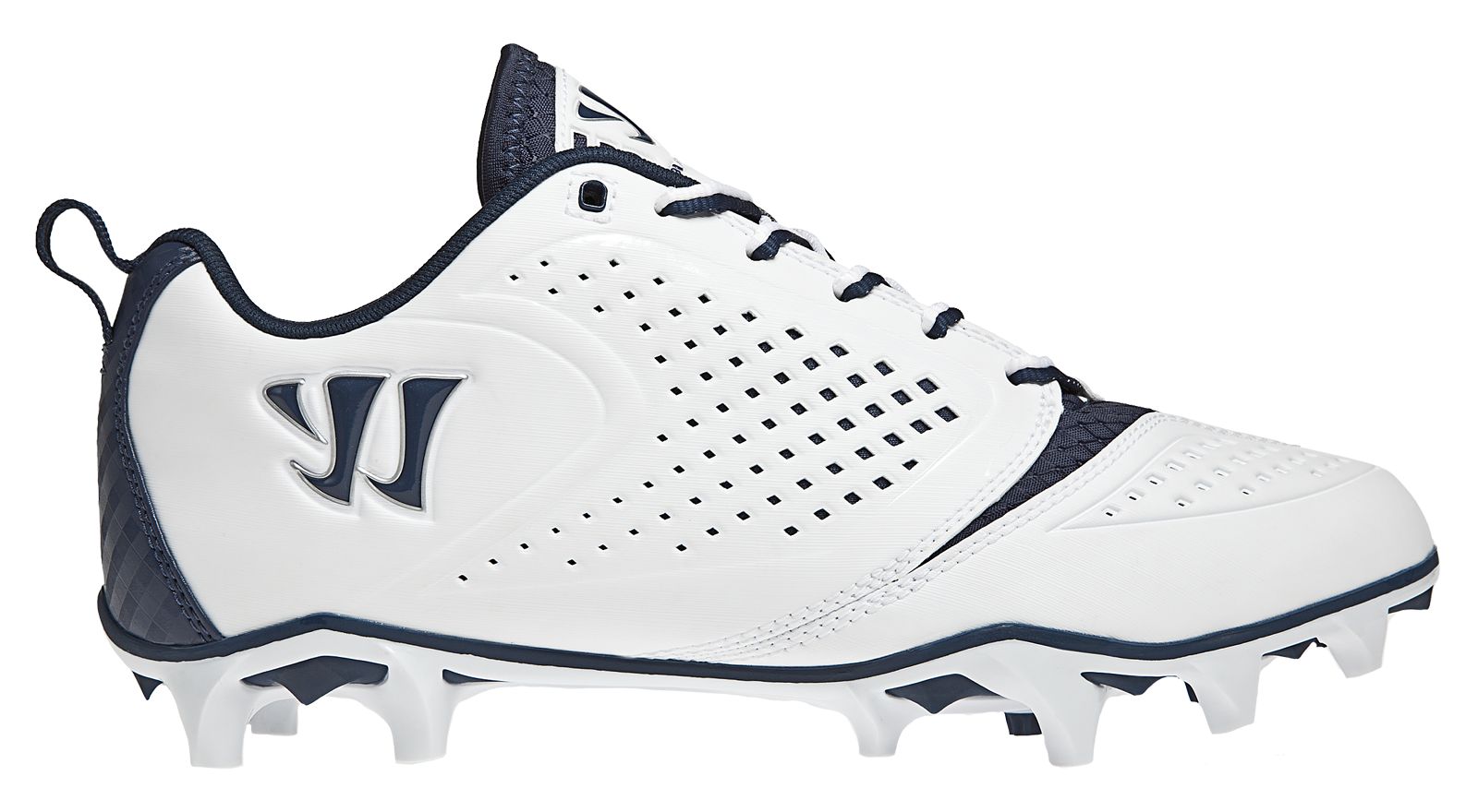 Burn Speed 5.0 Low Cut Molded, White with Blue