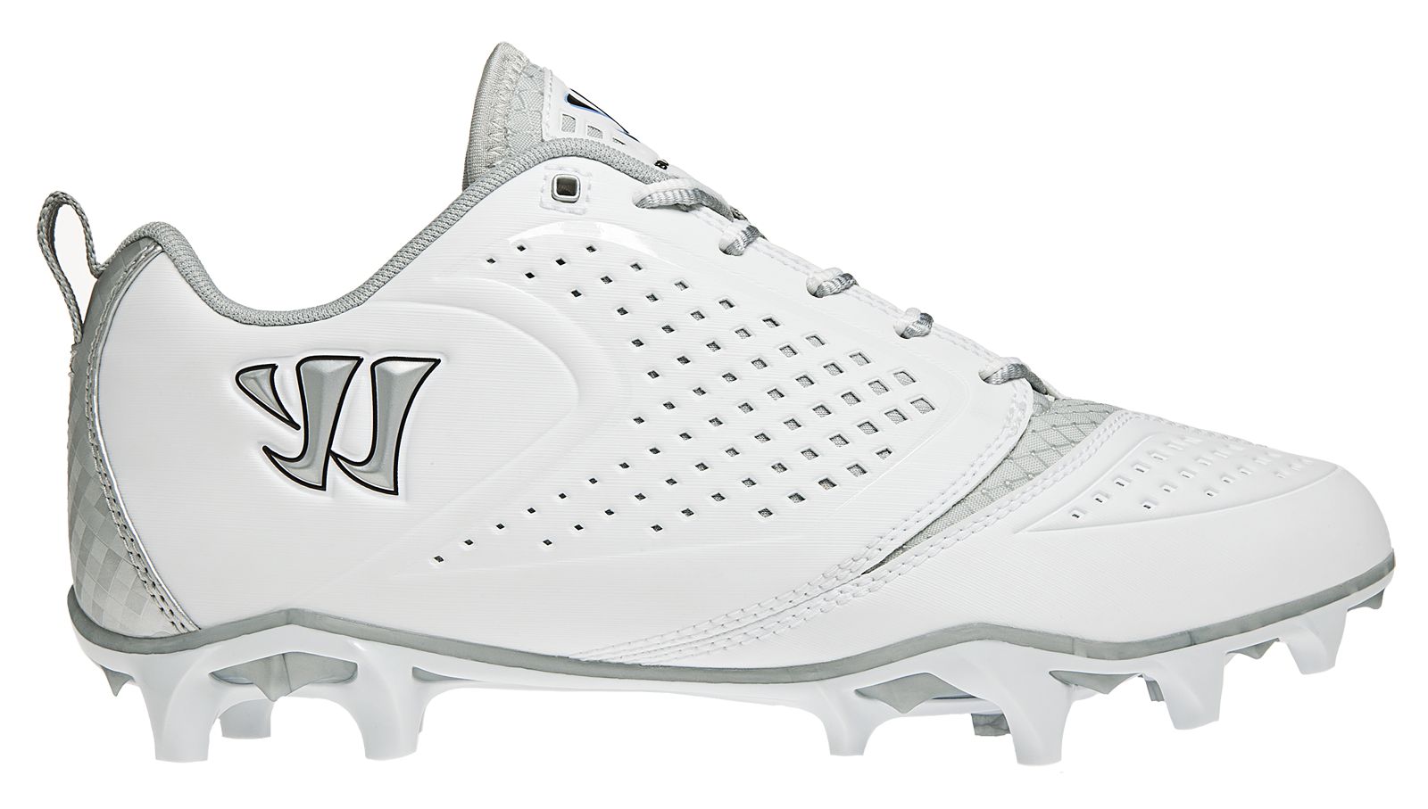 Burn Speed 5.0 Low Cut Molded, White with Silver