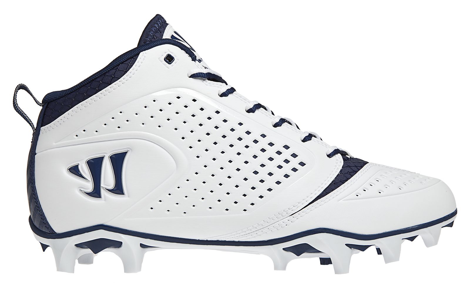 Burn Speed 5.0 Mid Cut Molded, White with Blue