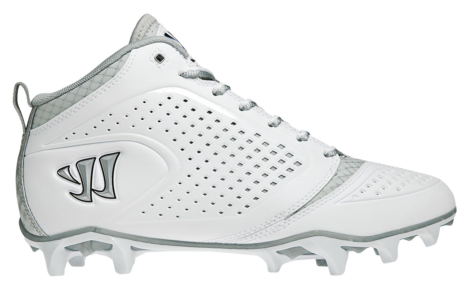 Burn Speed 5.0 Mid Cut Molded, White with Silver