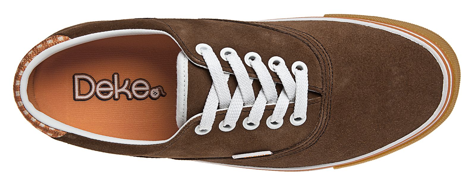 Deke, Brown with Orange &amp; White