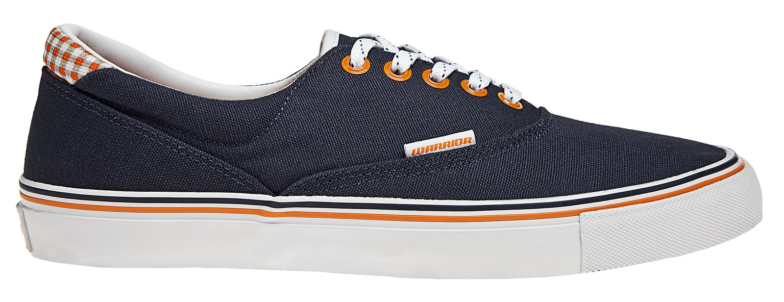 Deke, Blue with Orange & White