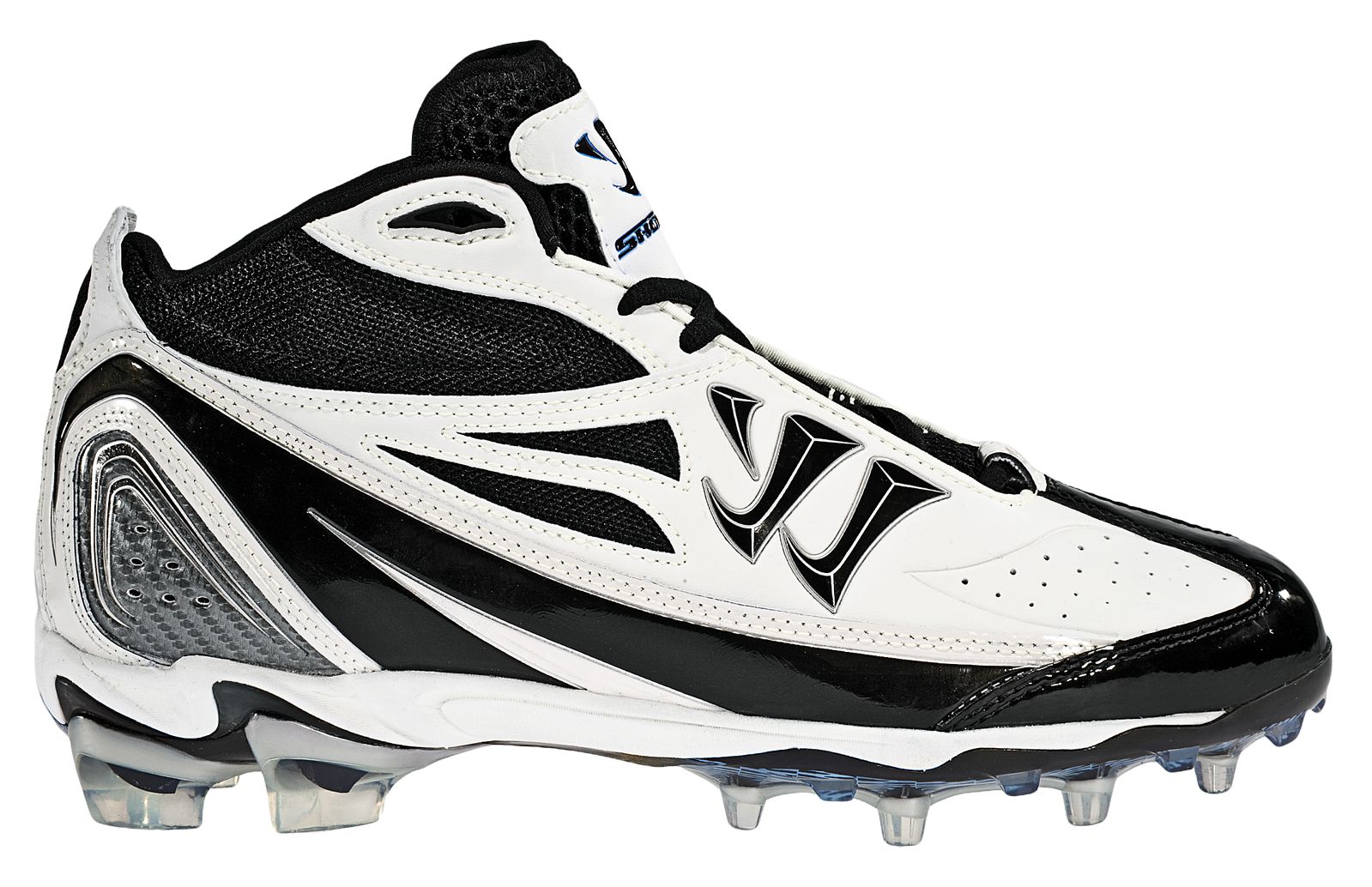 Shooter Cleat, Black with White