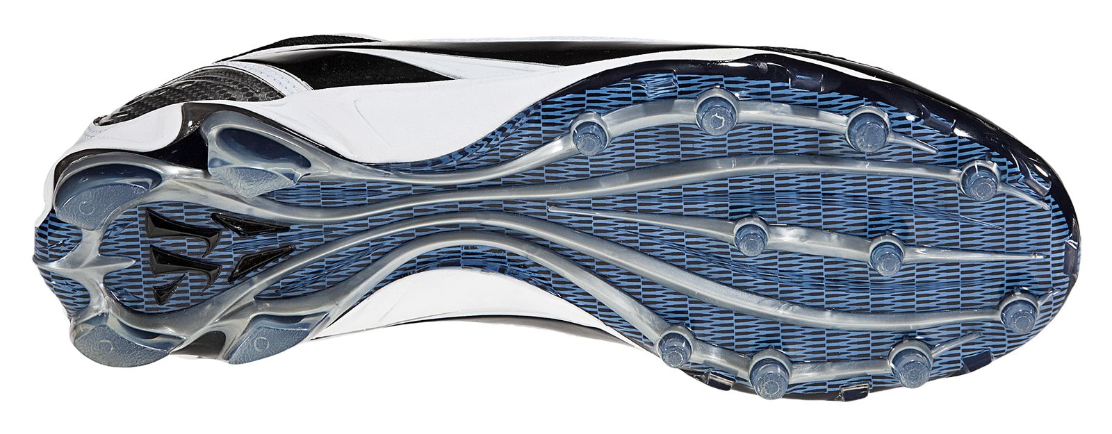 Shooter Cleat, Black with White