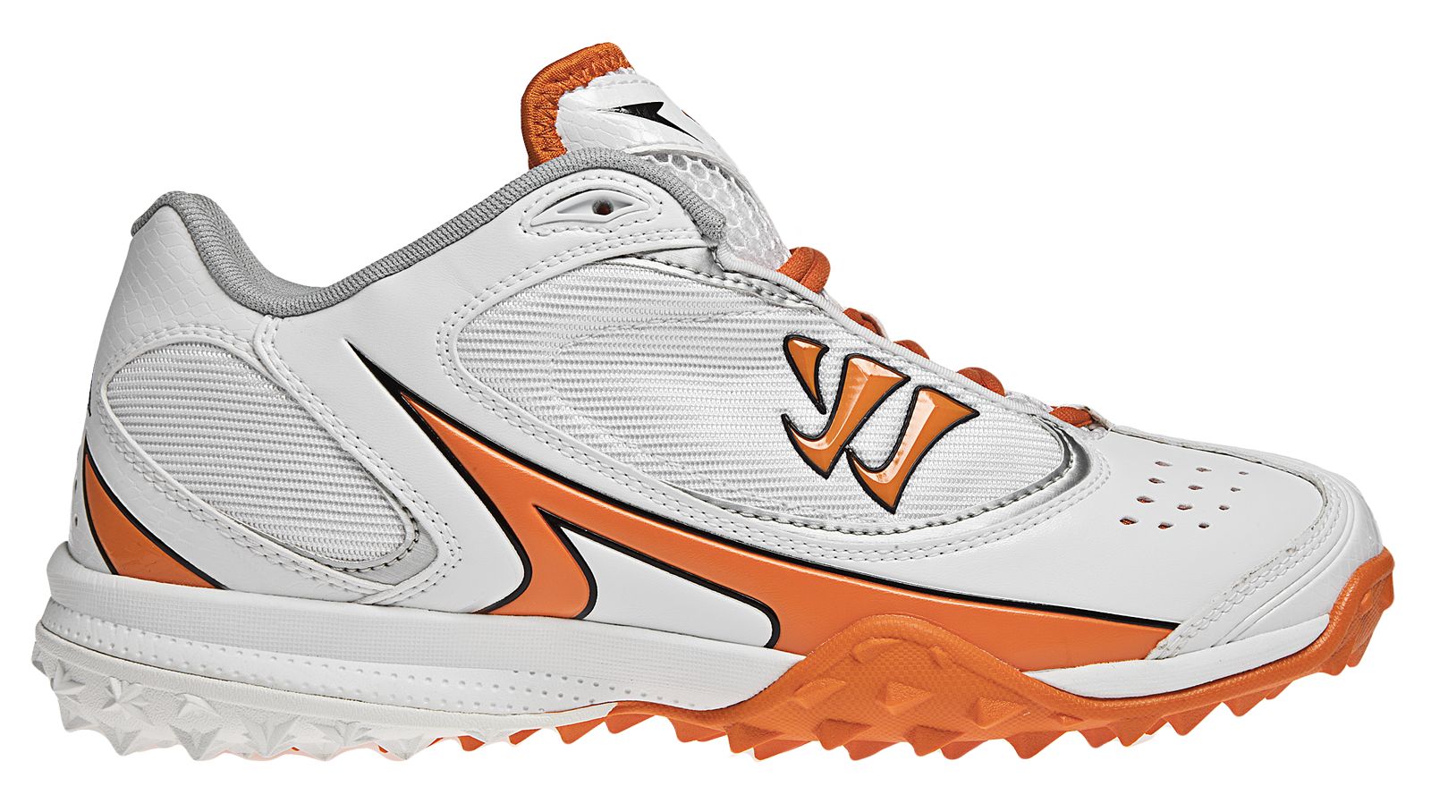 Streakr, White with Orange