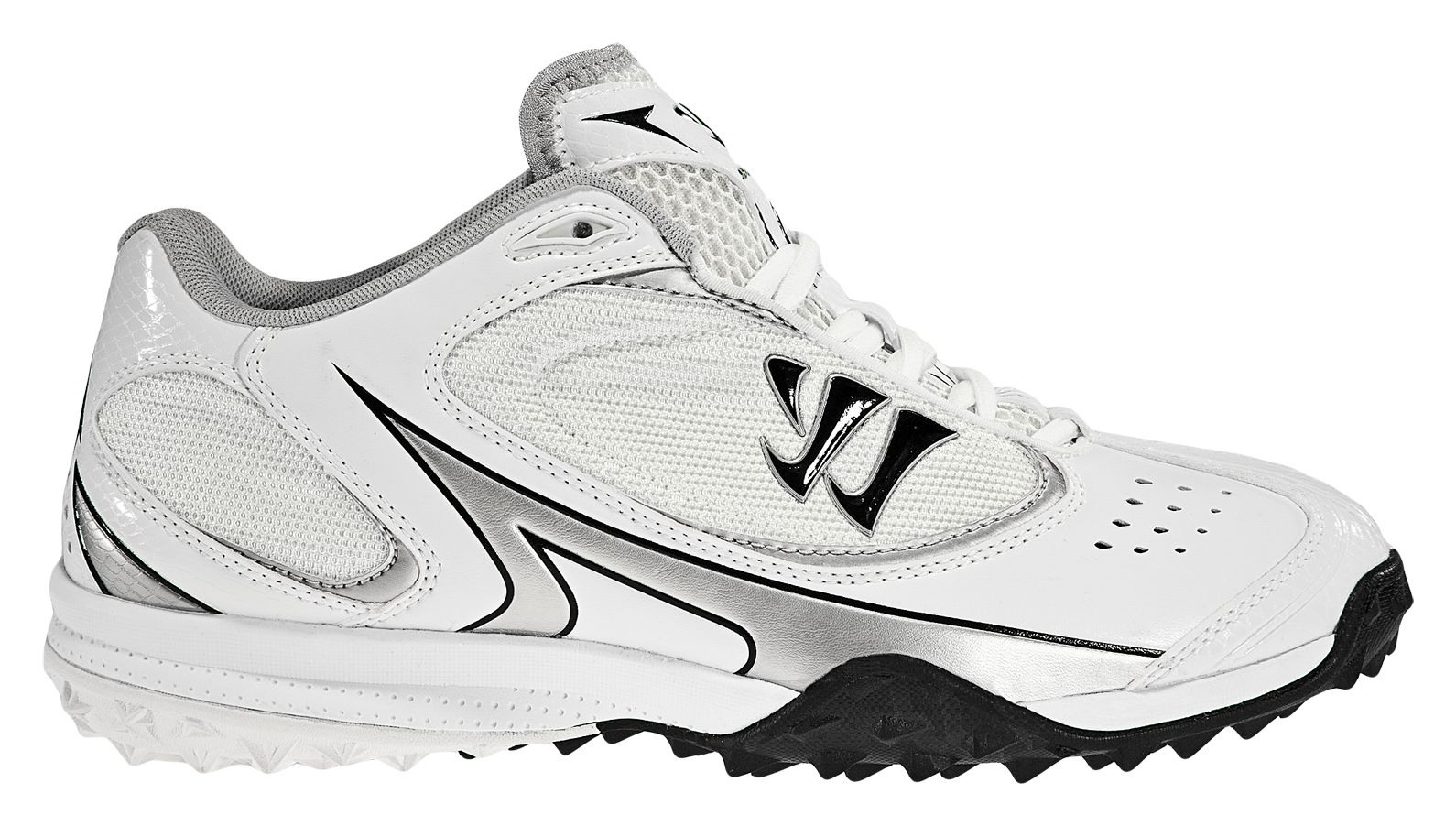 Streakr, White with Silver &amp; Black