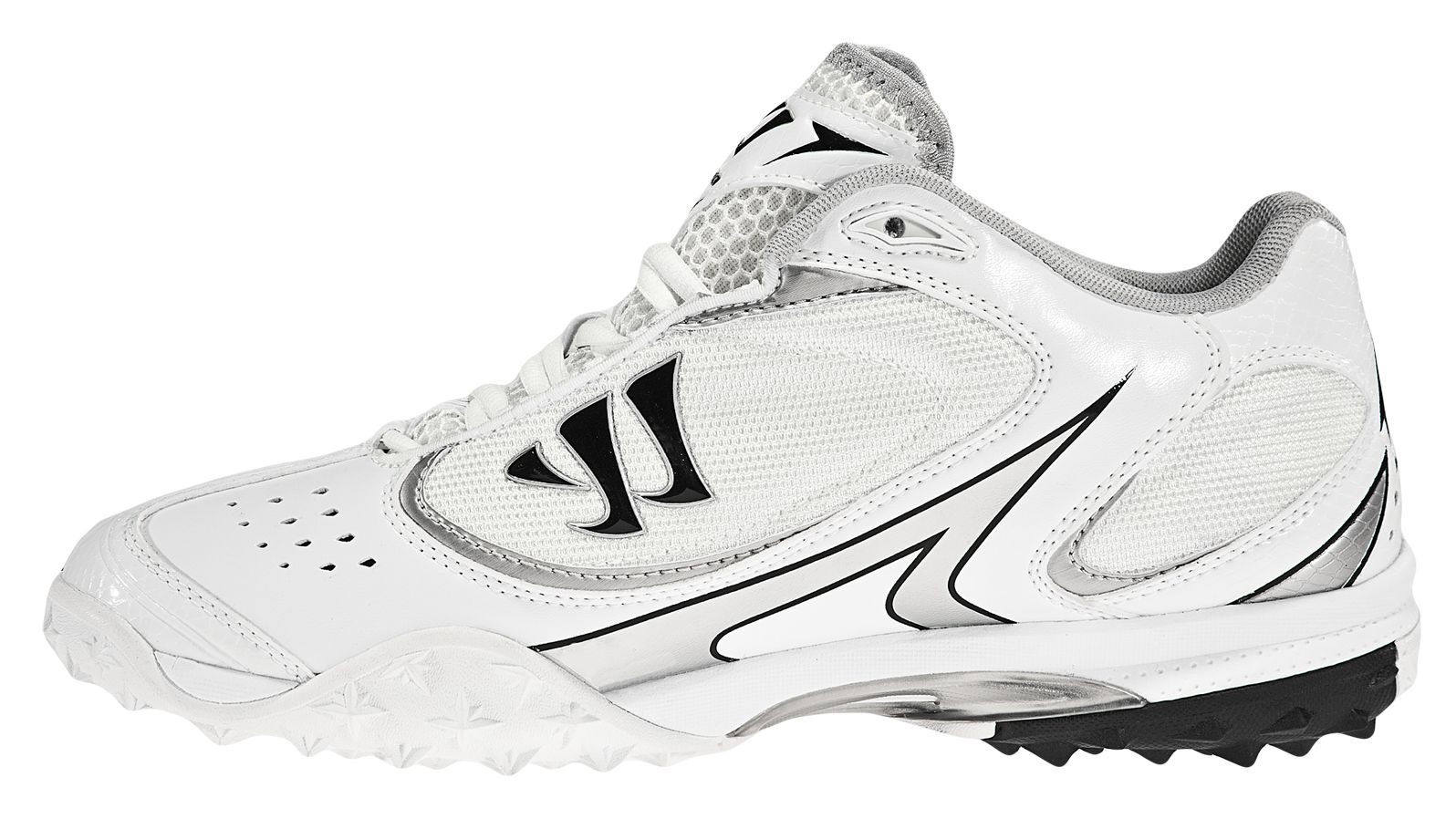 Streakr, White with Silver &amp; Black